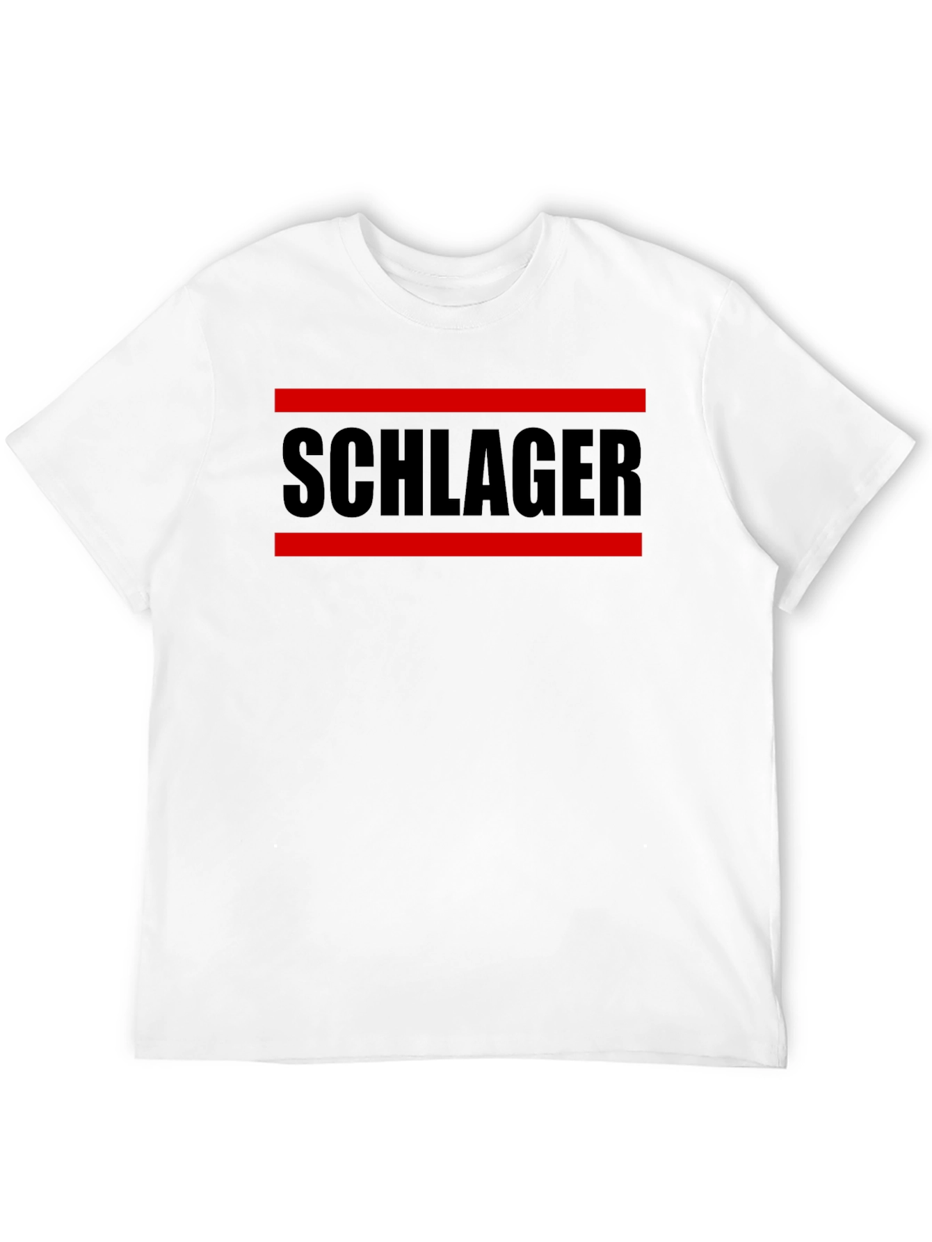 Schlager T-Shirt - Black Graphic Tee