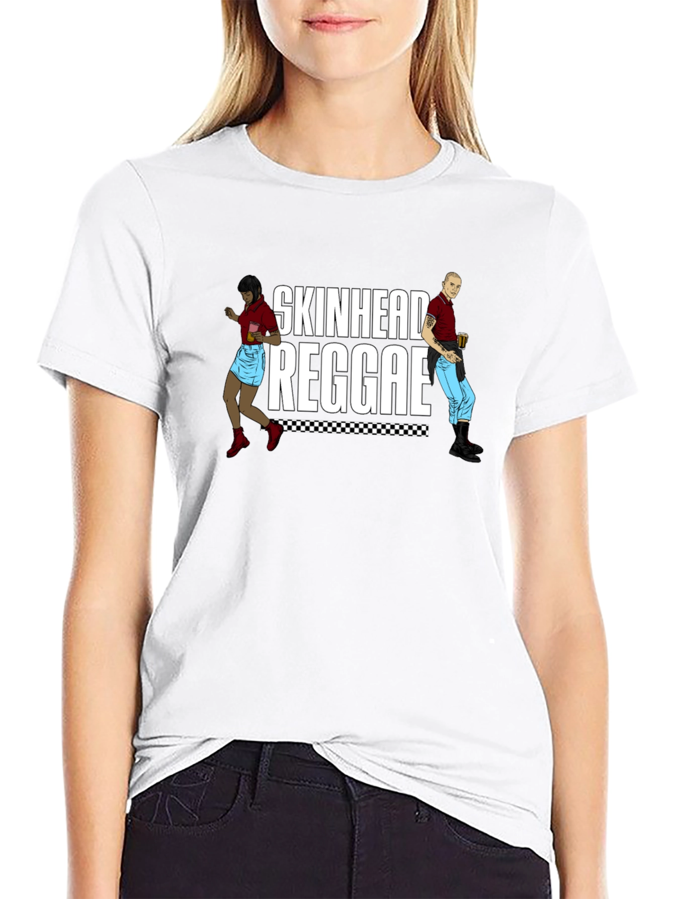 Skinhead Reggae Graphic T-Shirt - Black
