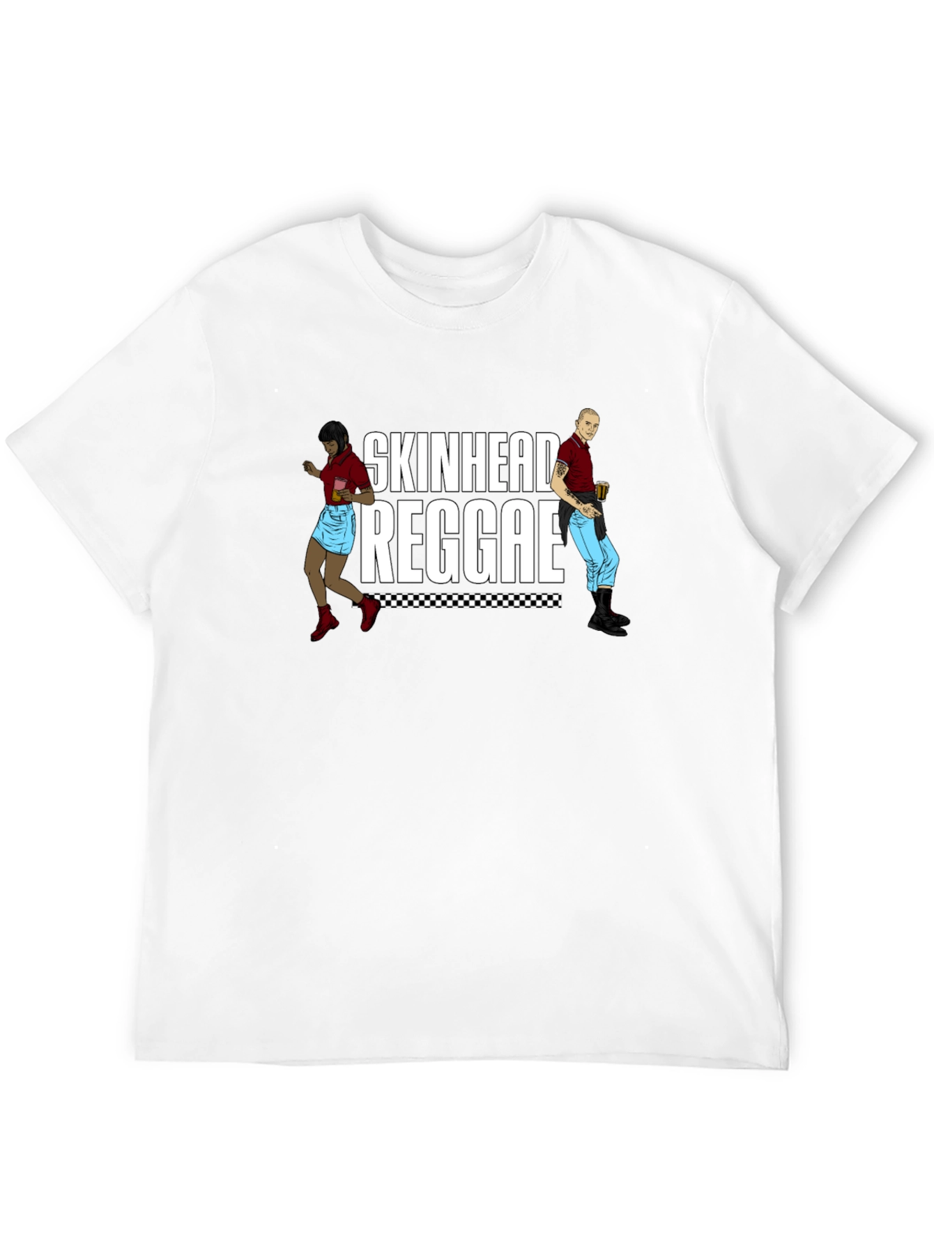 Skinhead Reggae Graphic T-Shirt - Black