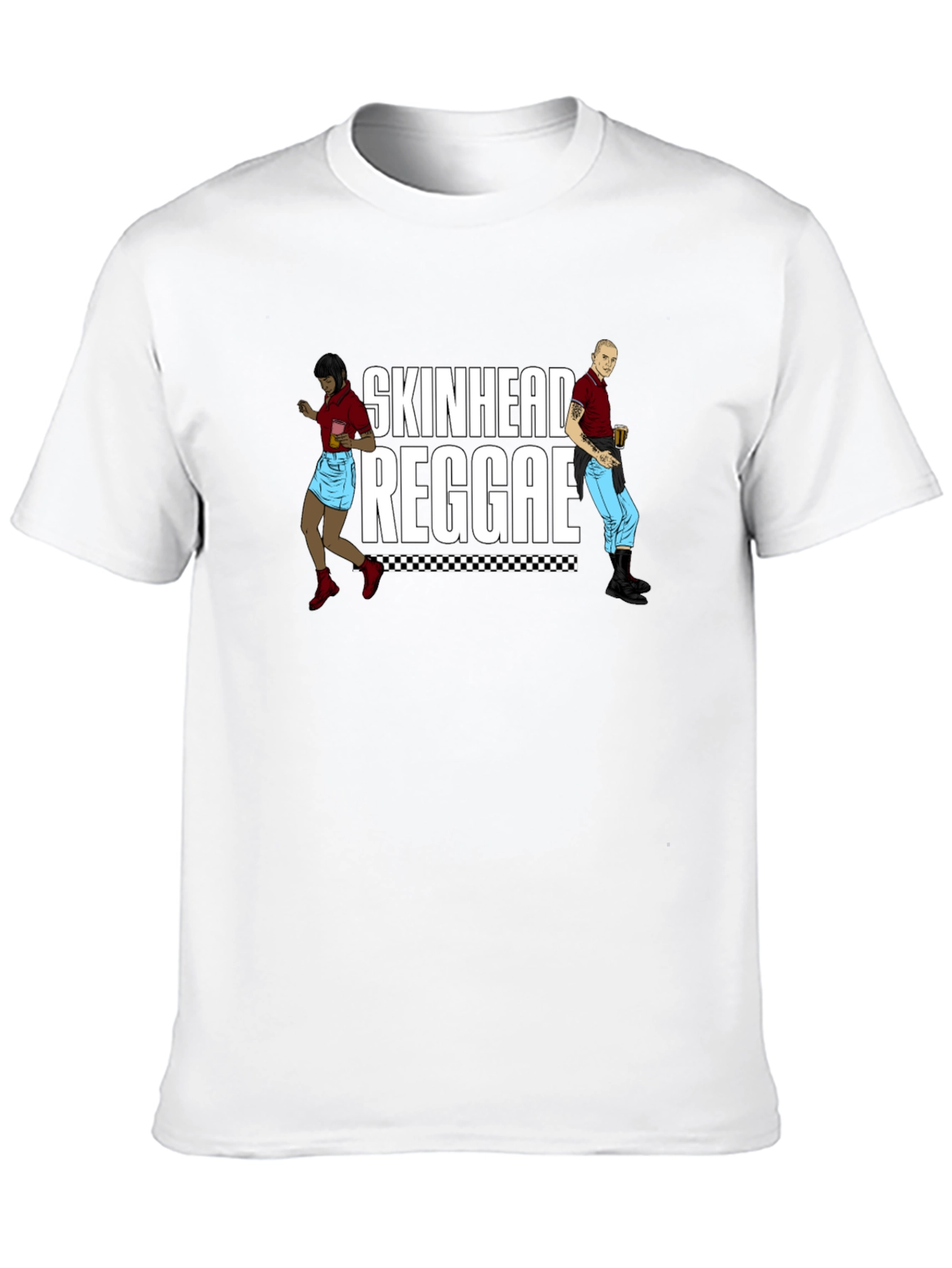 Skinhead Reggae Graphic T-Shirt - Black