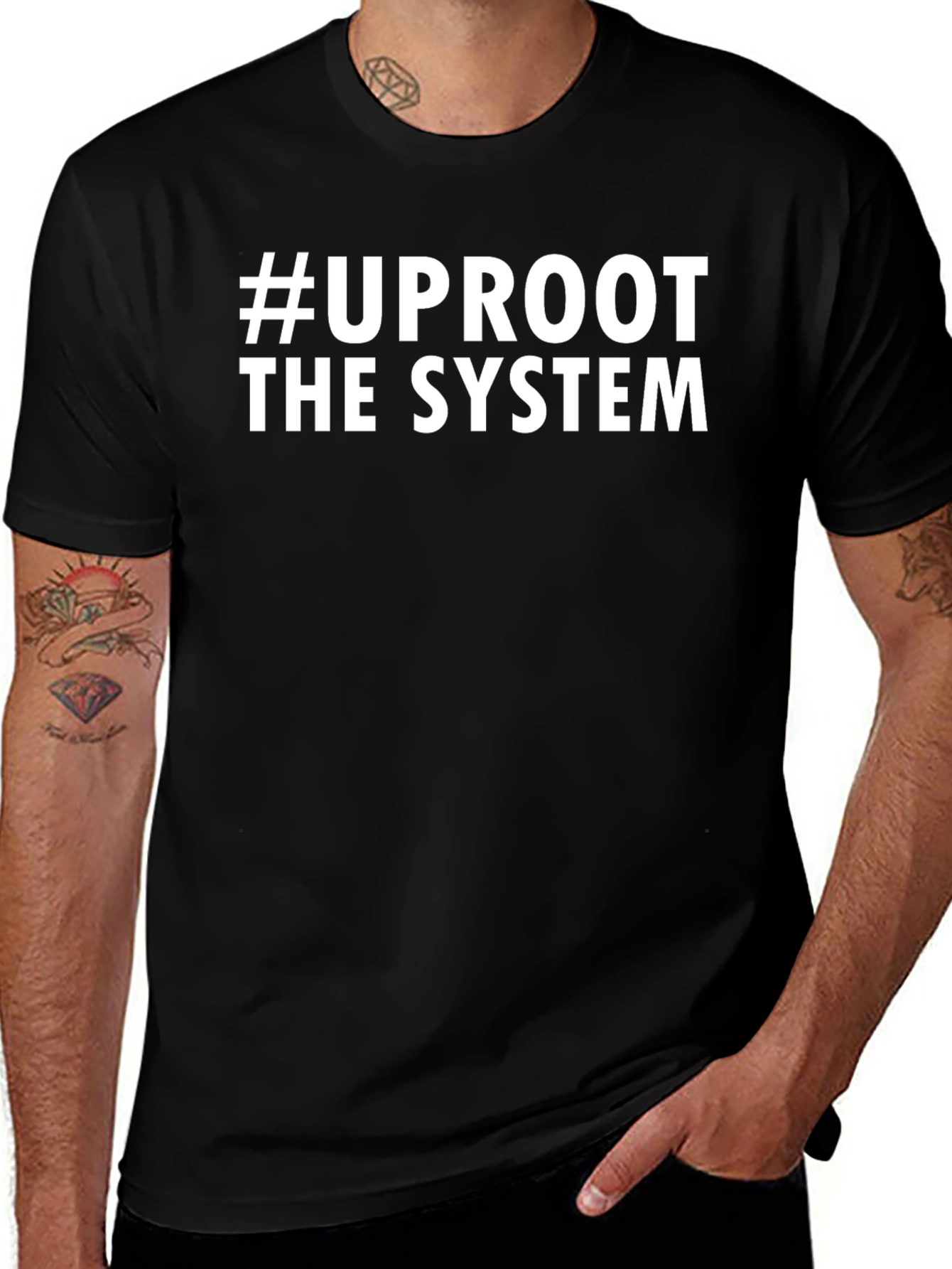 #Uproot the System Graphic T-Shirt - Activism Tee