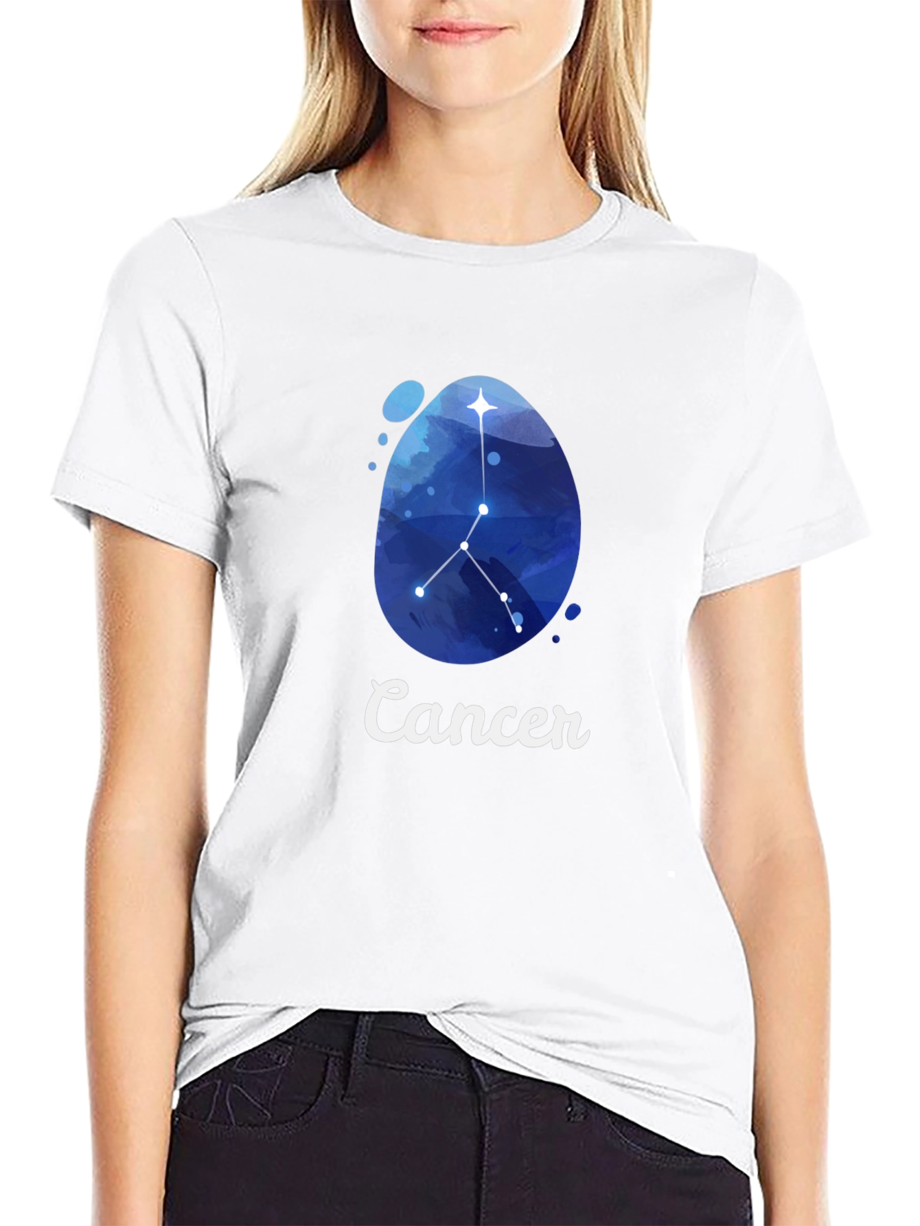 Cancer Zodiac T-Shirt - Stylish Constellation Design