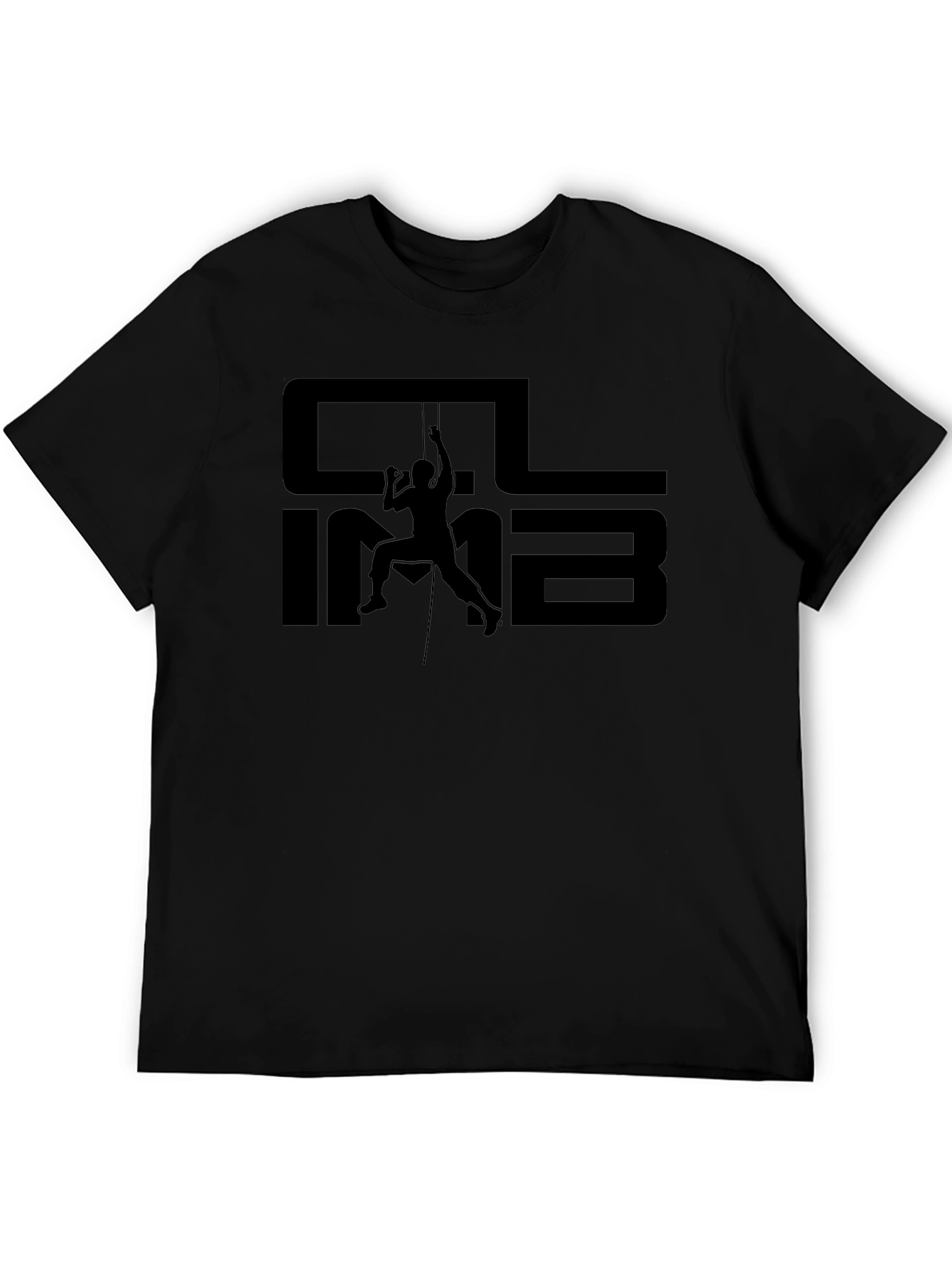 Climb Graphic T-Shirt - Black