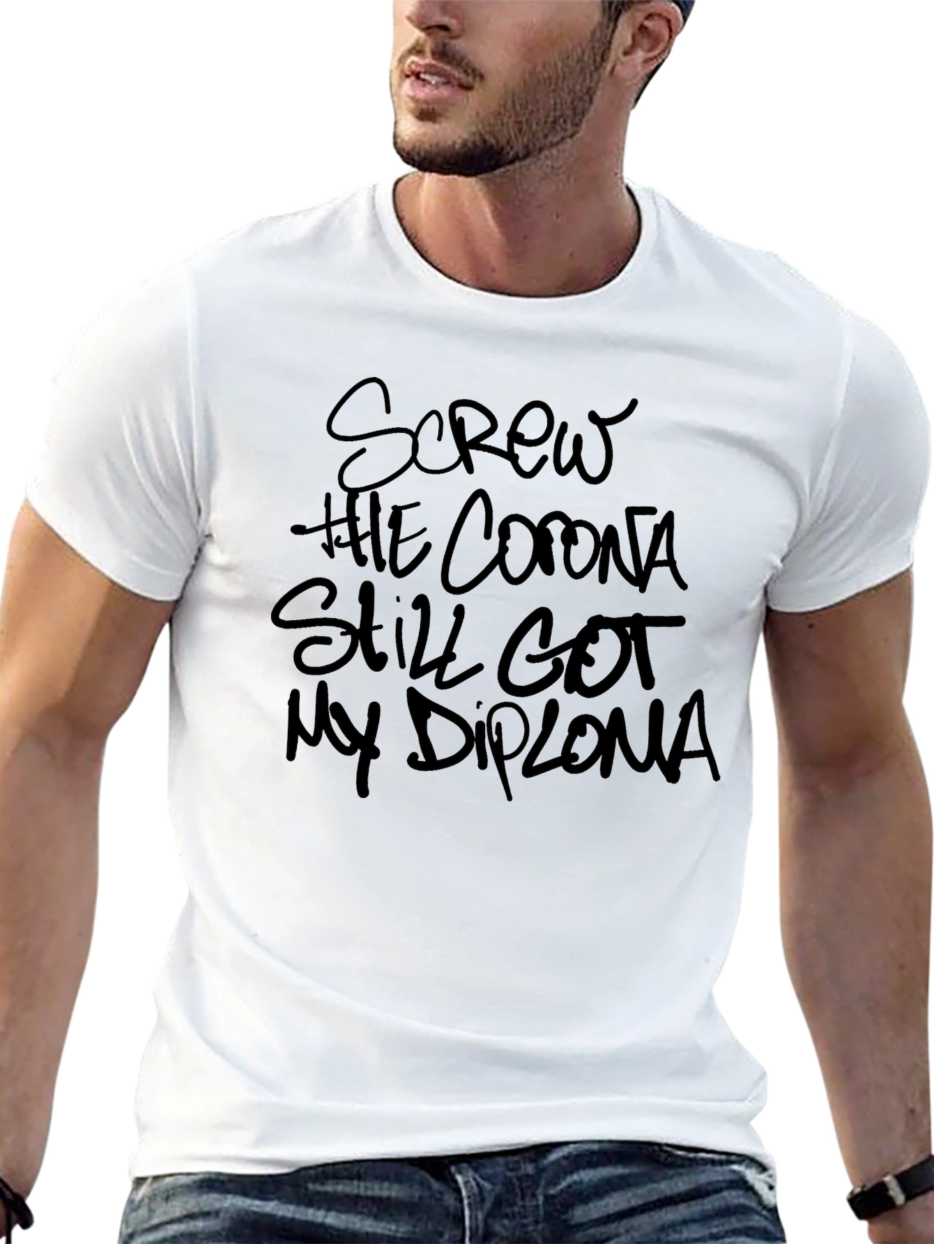 Screw the Corona Diploma T-Shirt