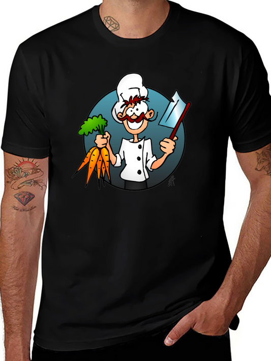 Cartoon Chef Graphic Tee