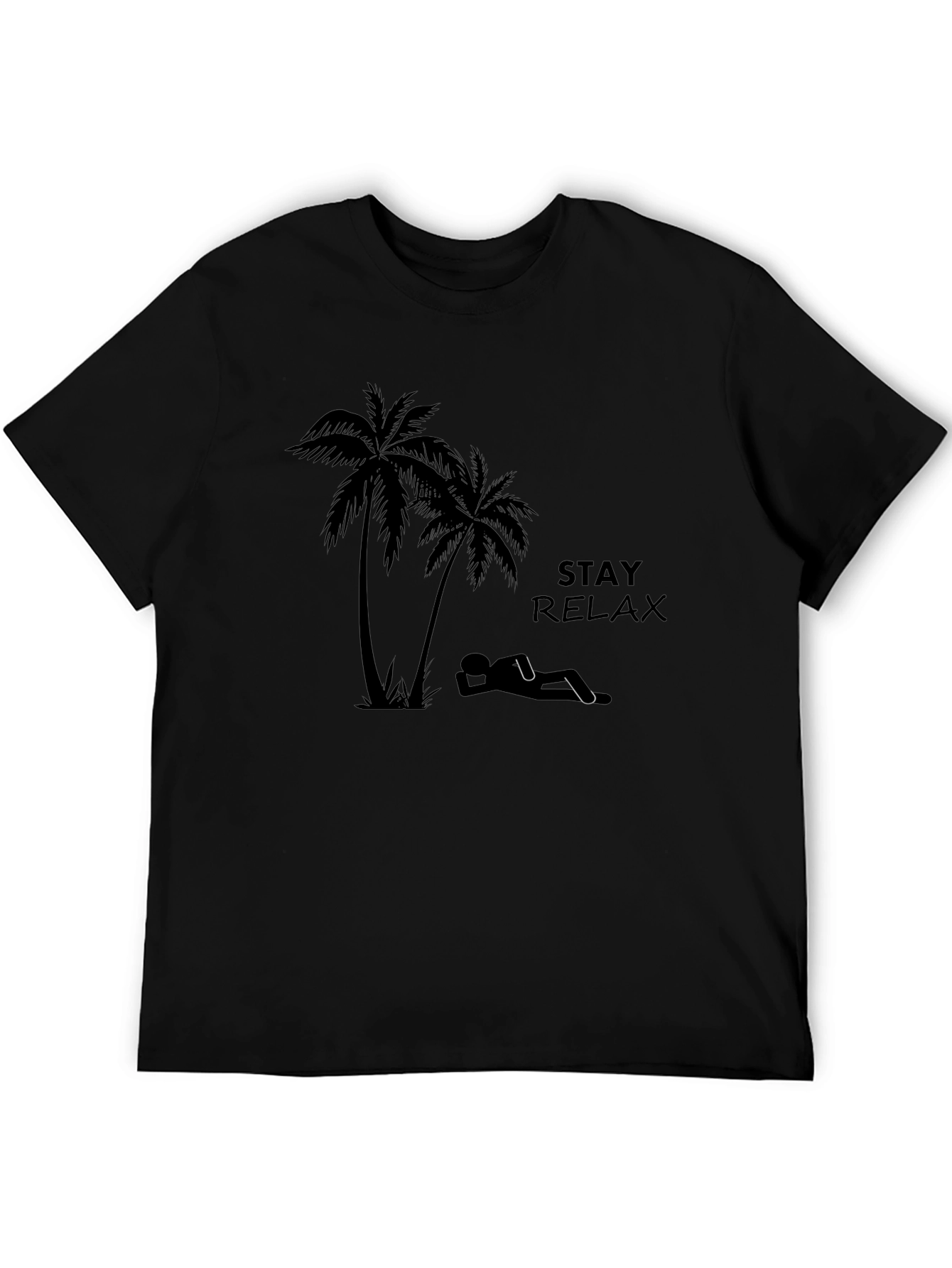 Stay Relaxed Graphic T-Shirt - Beach Vibe Tee