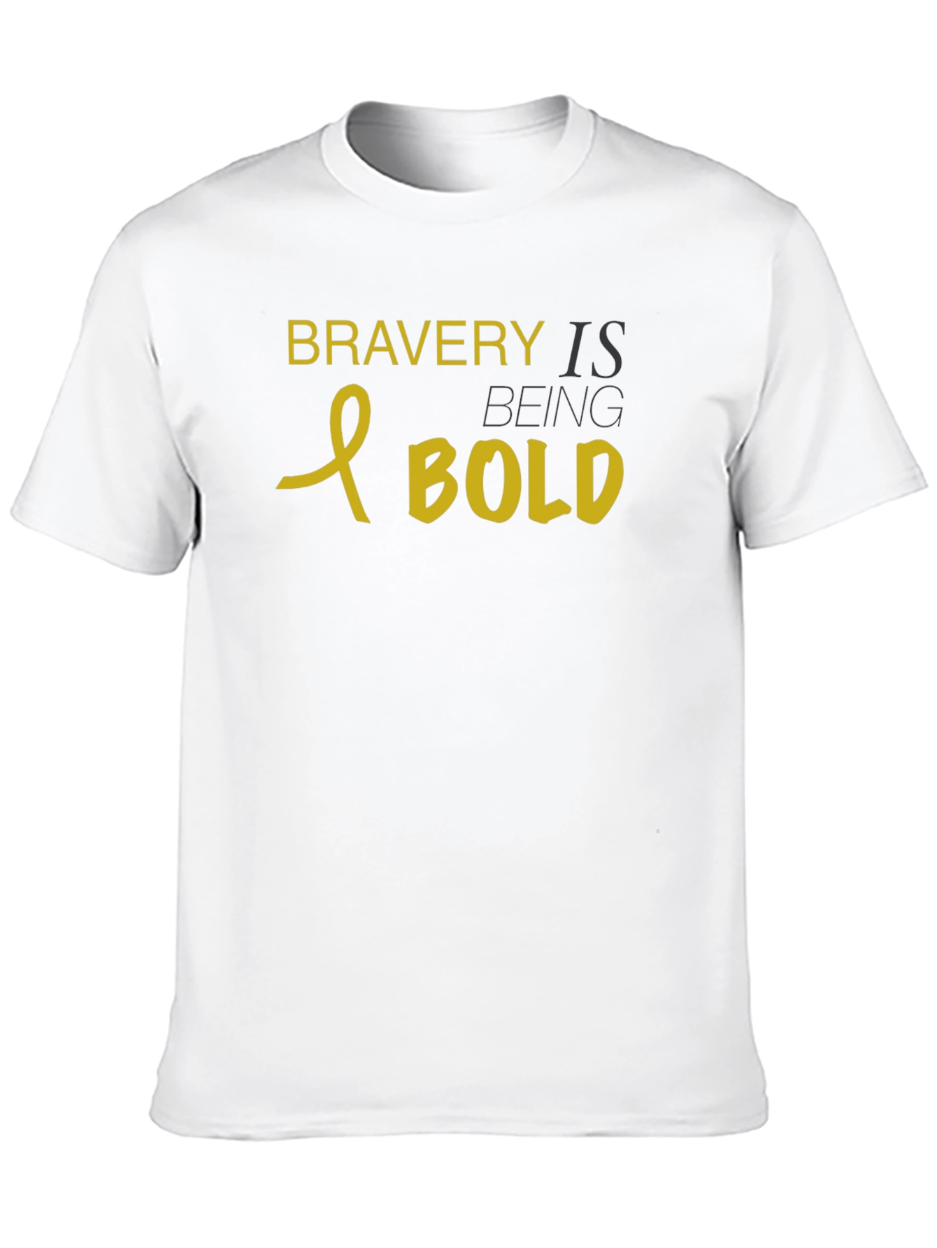 Bravery is Being Bold Black T-Shirt