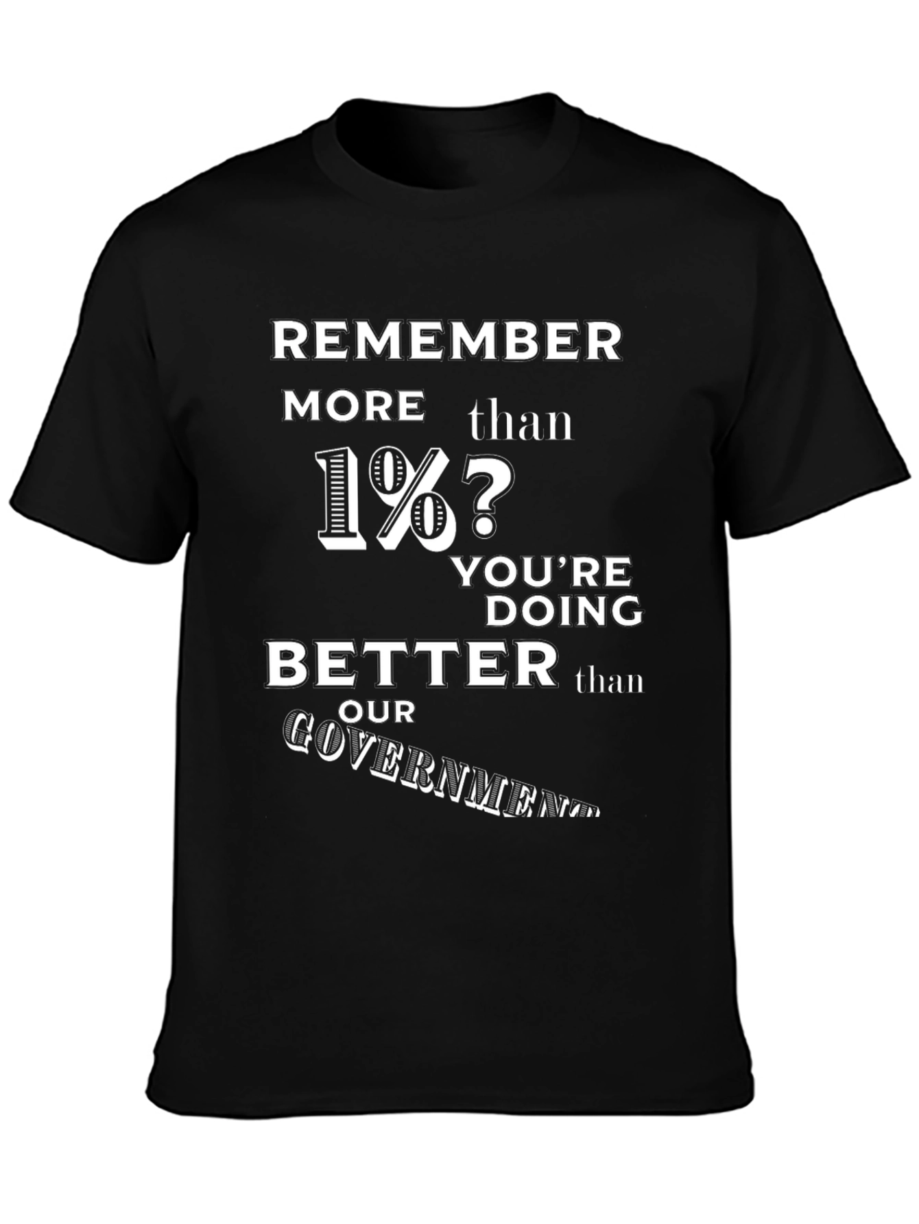 Remember More Than 1%? T-Shirt