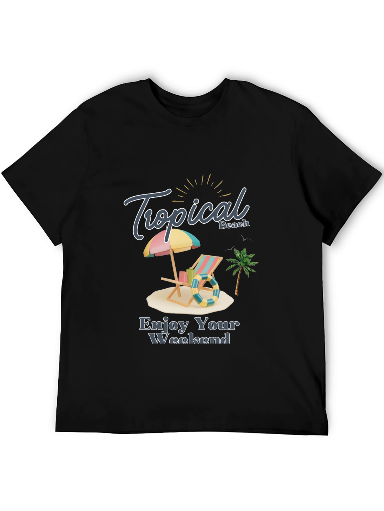 Tropical Beach Weekend T-Shirt - Island Getaway Style