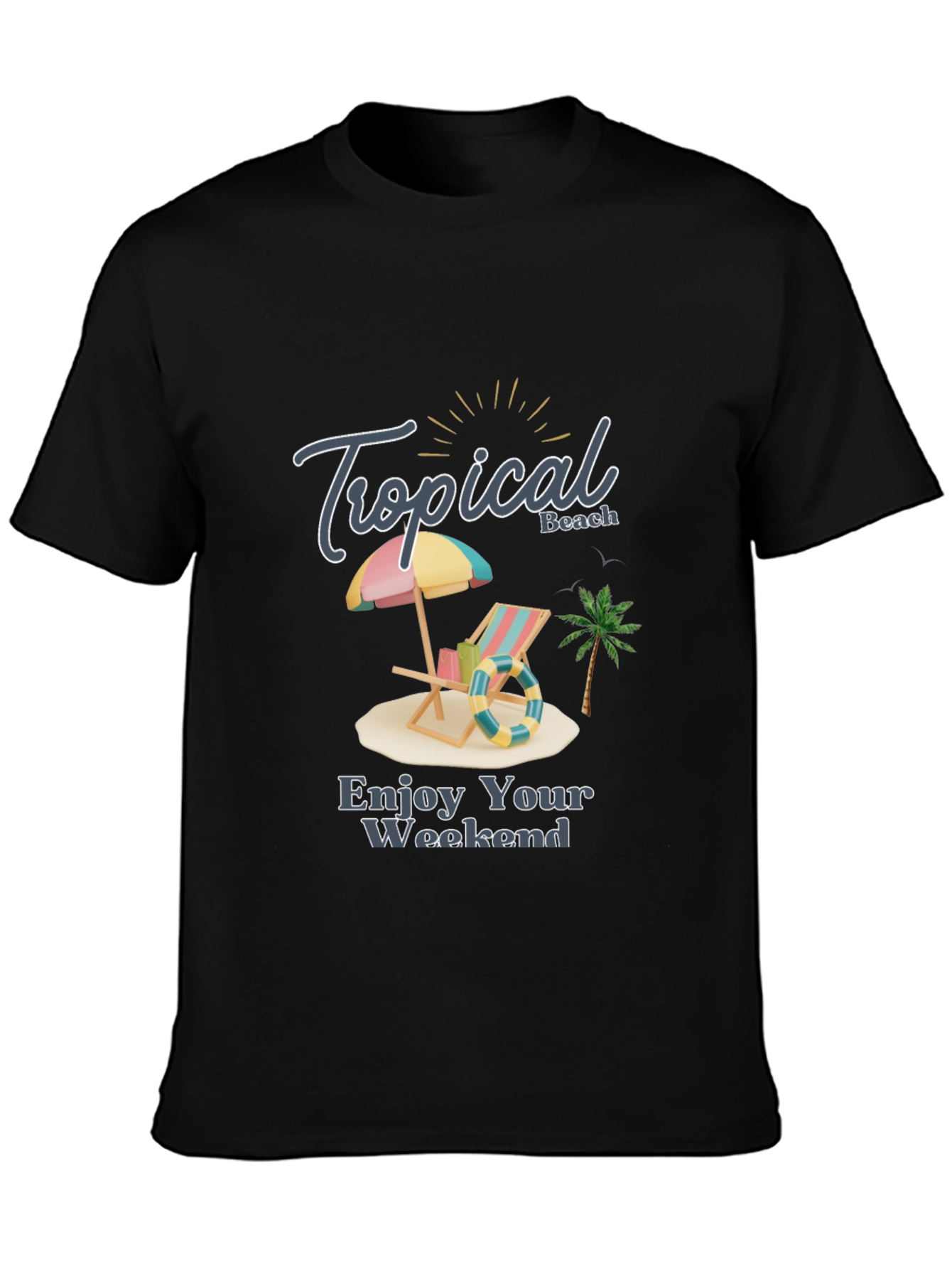 Tropical Beach Weekend T-Shirt - Island Getaway Style