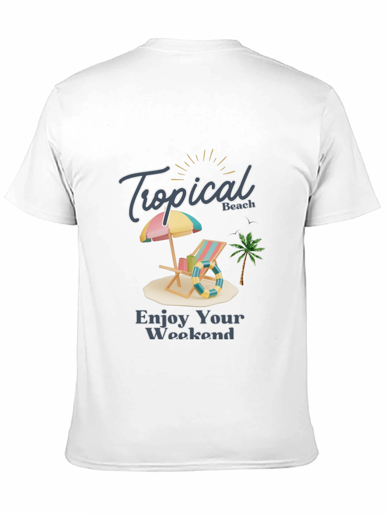 Tropical Beach Weekend T-Shirt - Island Getaway Style