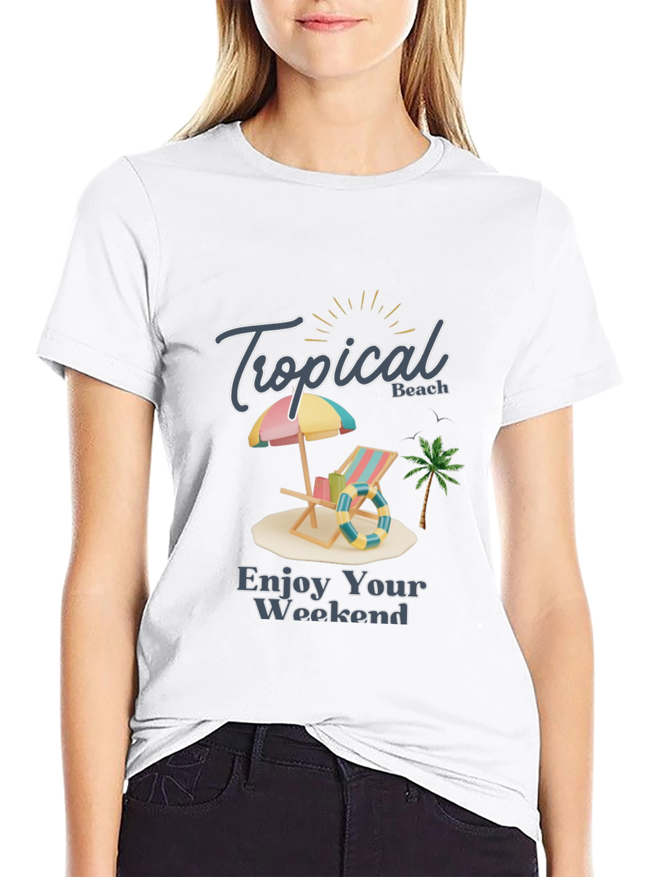 Tropical Beach Weekend T-Shirt - Island Getaway Style