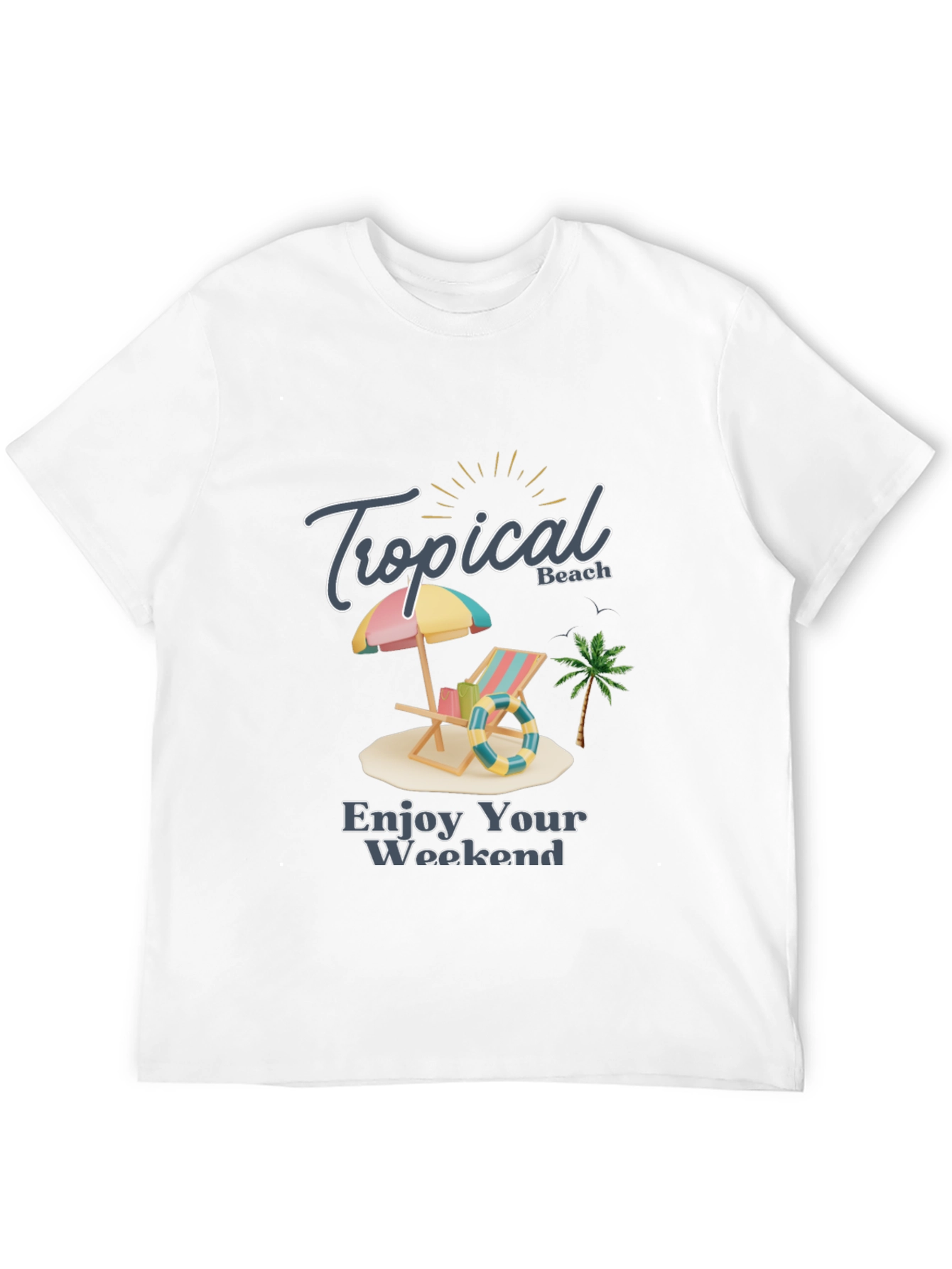 Tropical Beach Weekend T-Shirt - Island Getaway Style