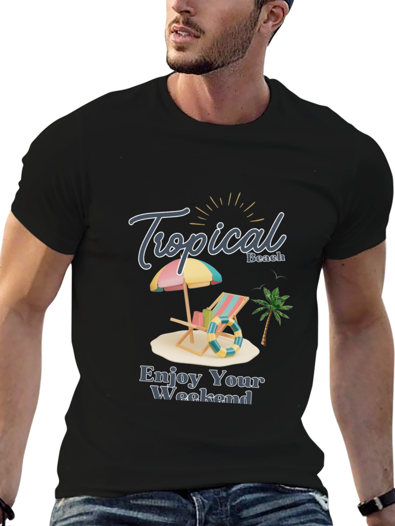 Tropical Beach Weekend T-Shirt - Island Getaway Style