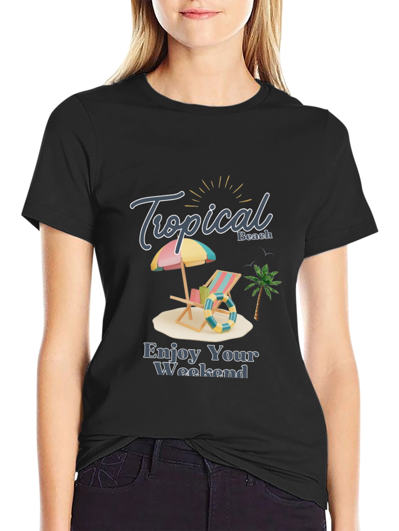 Tropical Beach Weekend T-Shirt - Island Getaway Style