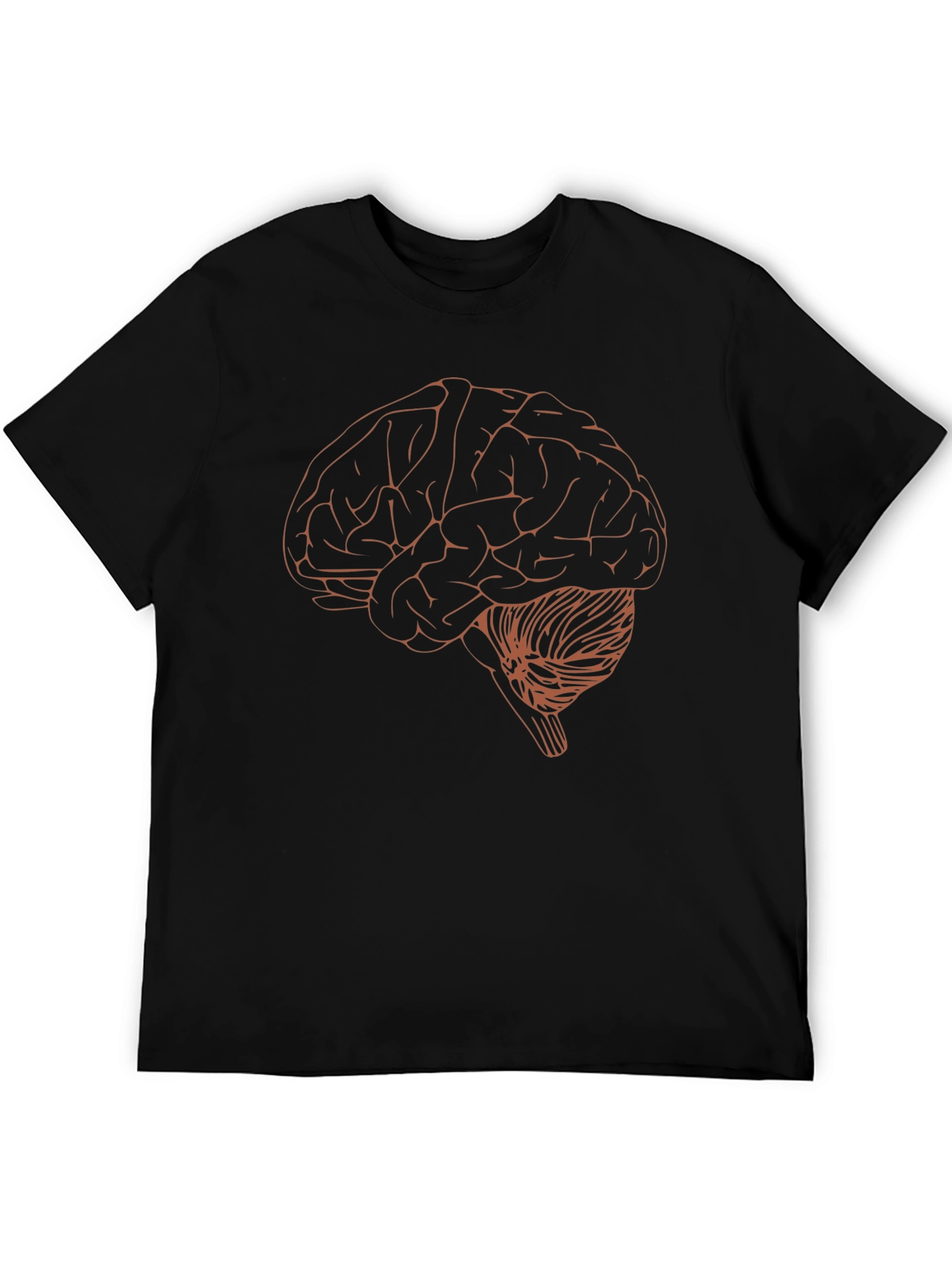 Brain Graphic T-Shirt - Anatomical Design