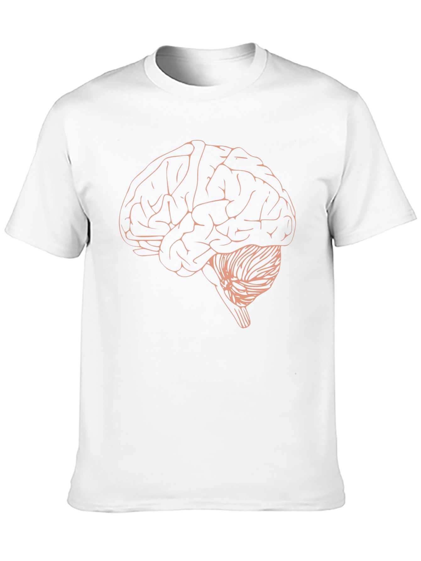 Brain Graphic T-Shirt - Anatomical Design