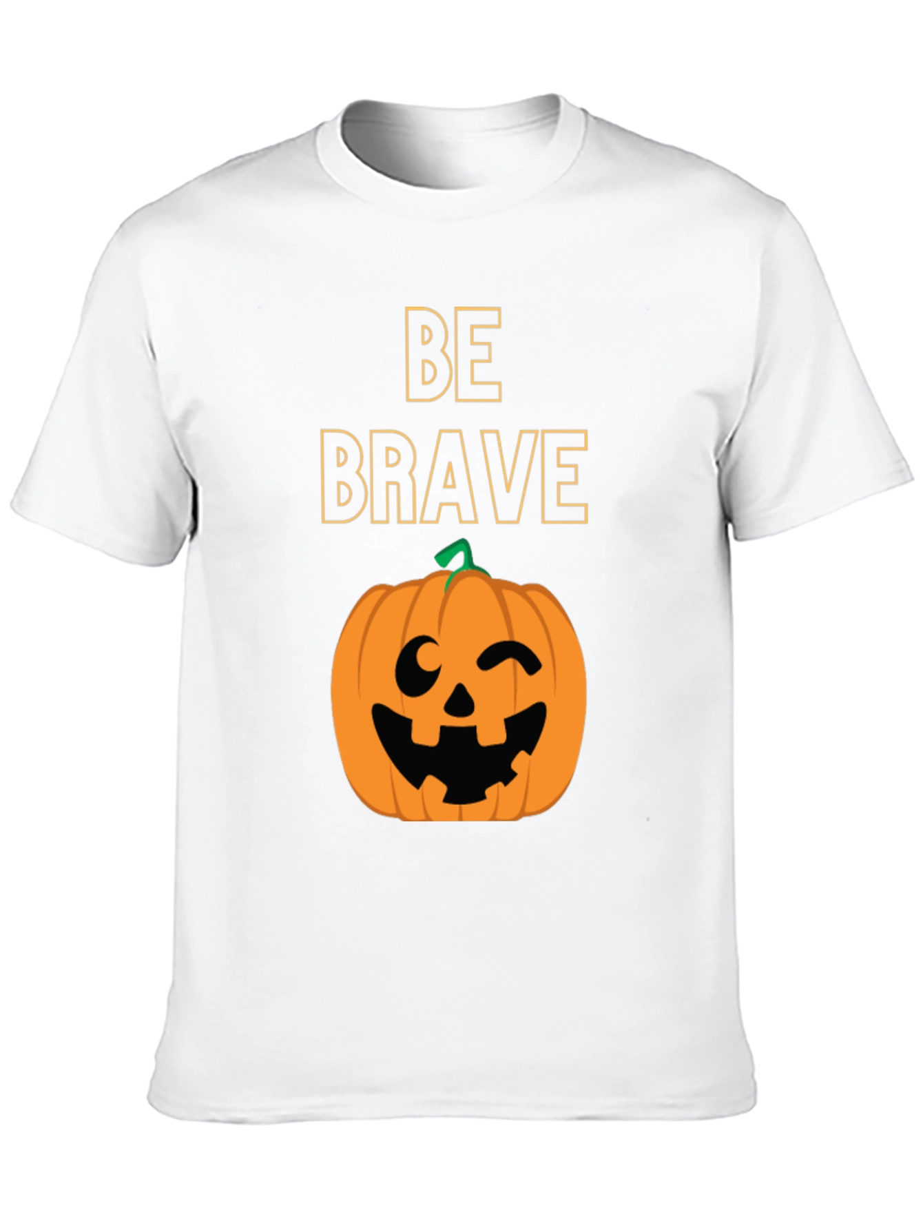 Be Brave Halloween Pumpkin T-Shirt