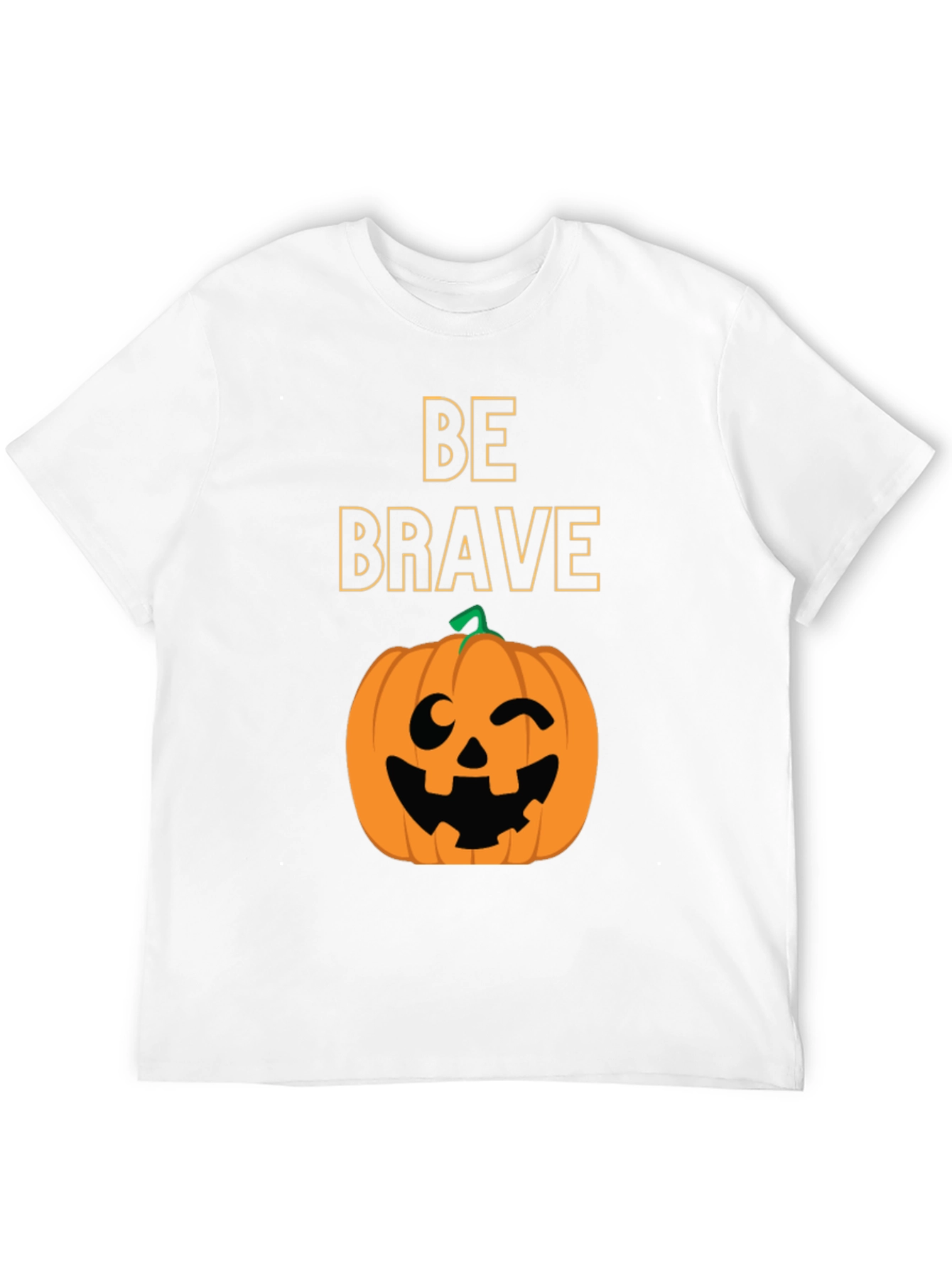 Be Brave Halloween Pumpkin T-Shirt