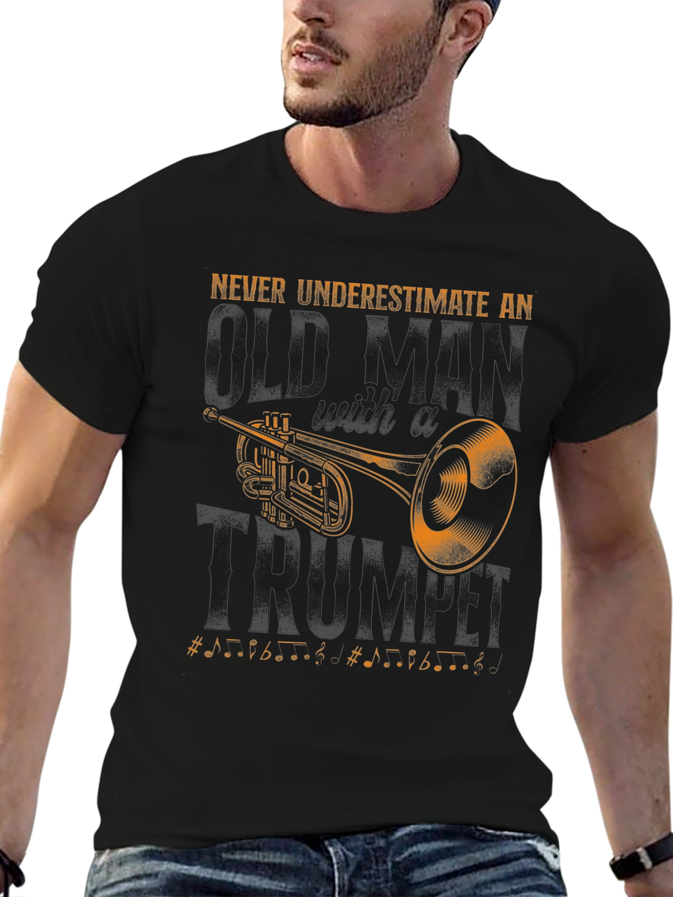 Trumpet Player Graphic Tee