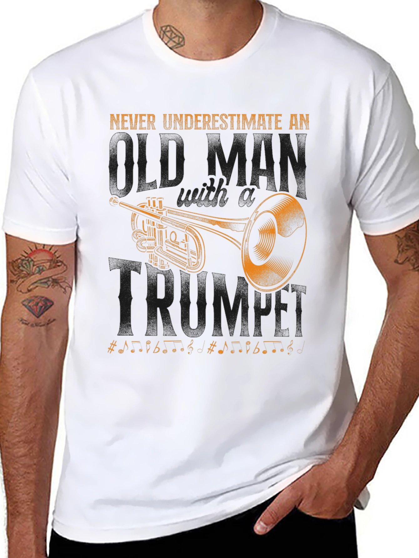 Trumpet Player Graphic Tee