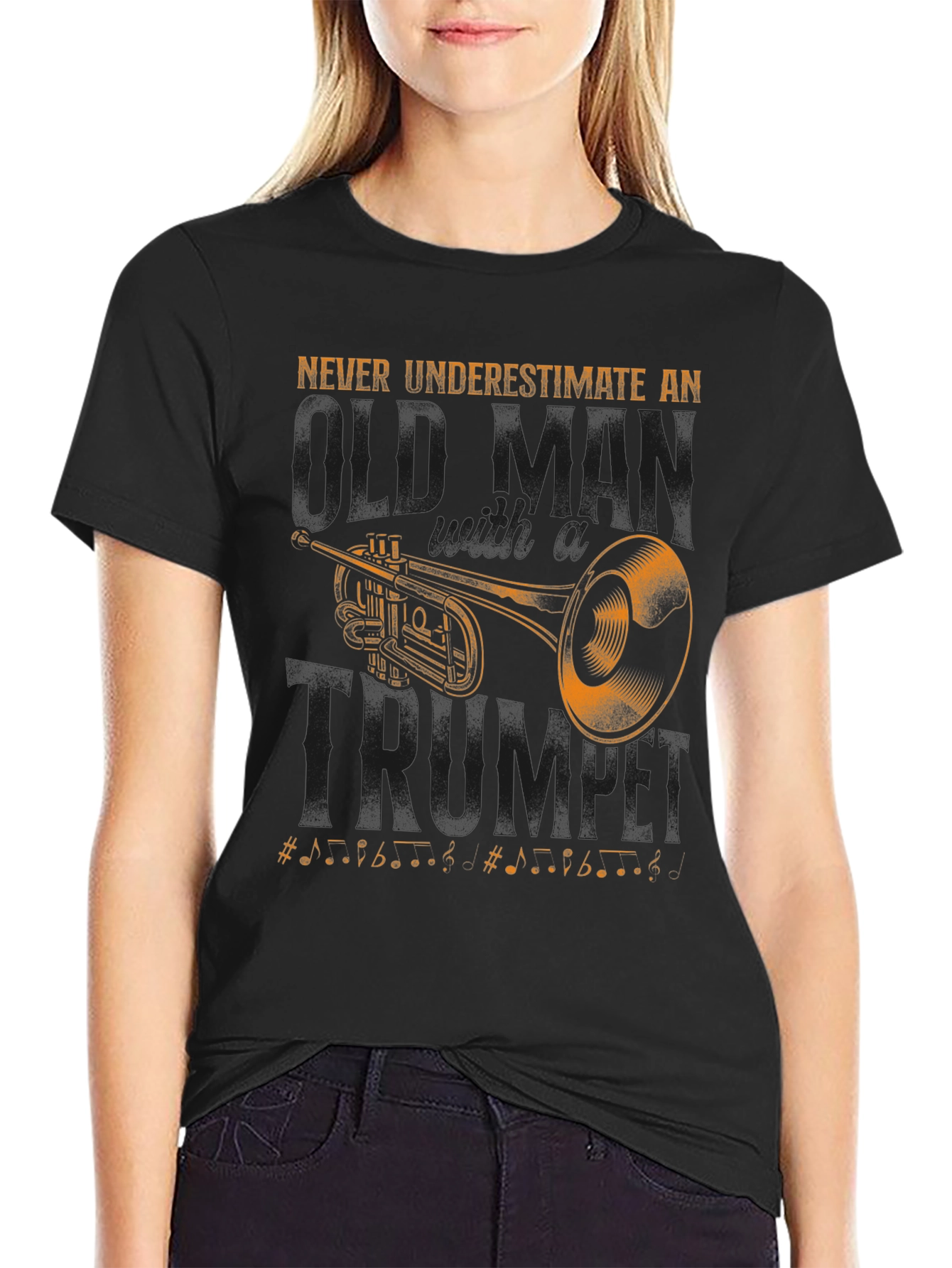 Trumpet Player Graphic Tee