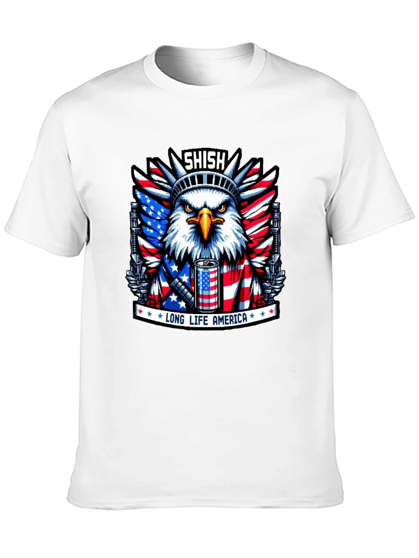 Shish Long Life America Eagle T-Shirt