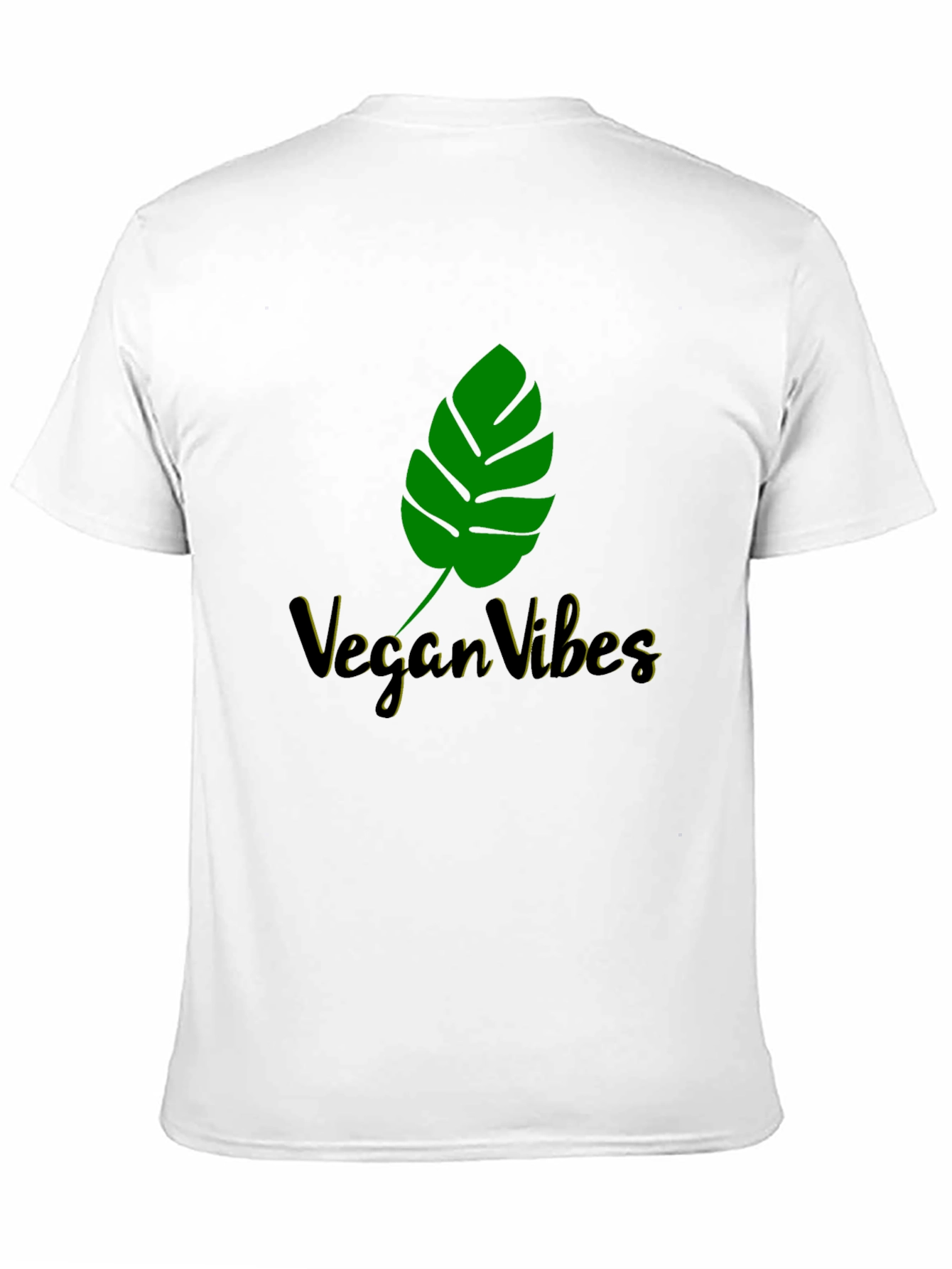 Vegan Vibes Graphic Tee - Black T-Shirt