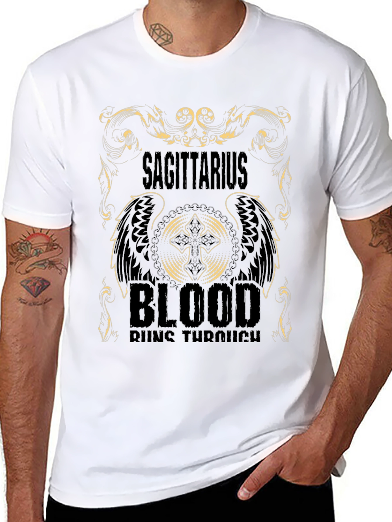 Sagittarius Blood T-Shirt - Zodiac Sign Tee