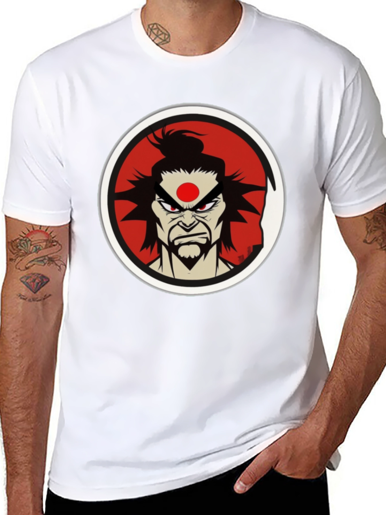 Samurai Jack T-Shirt - Black Cartoon Tee