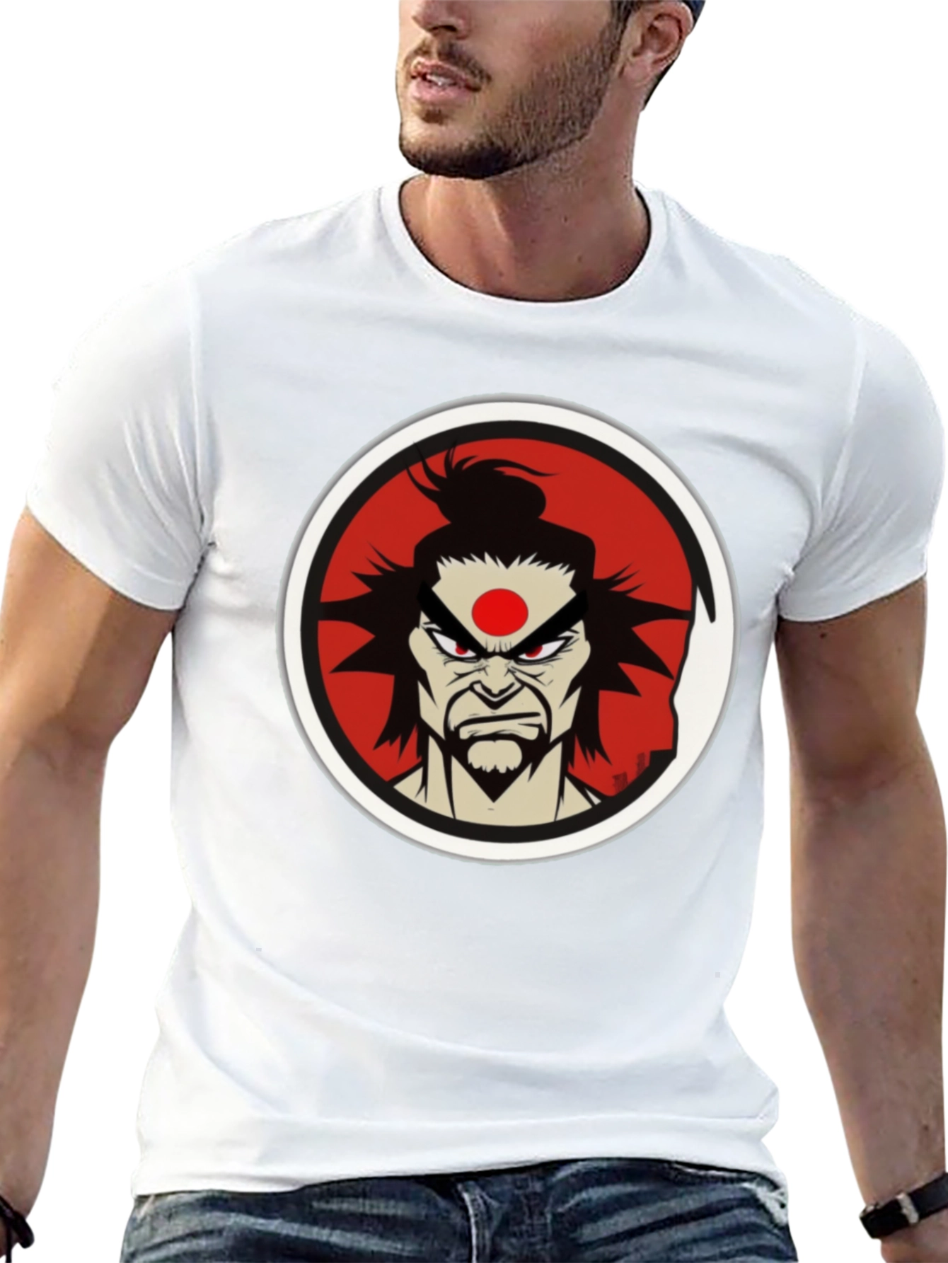 Samurai Jack T-Shirt - Black Cartoon Tee