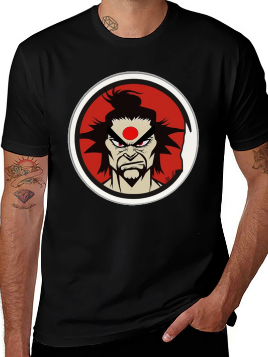 Samurai Jack T-Shirt - Black Cartoon Tee