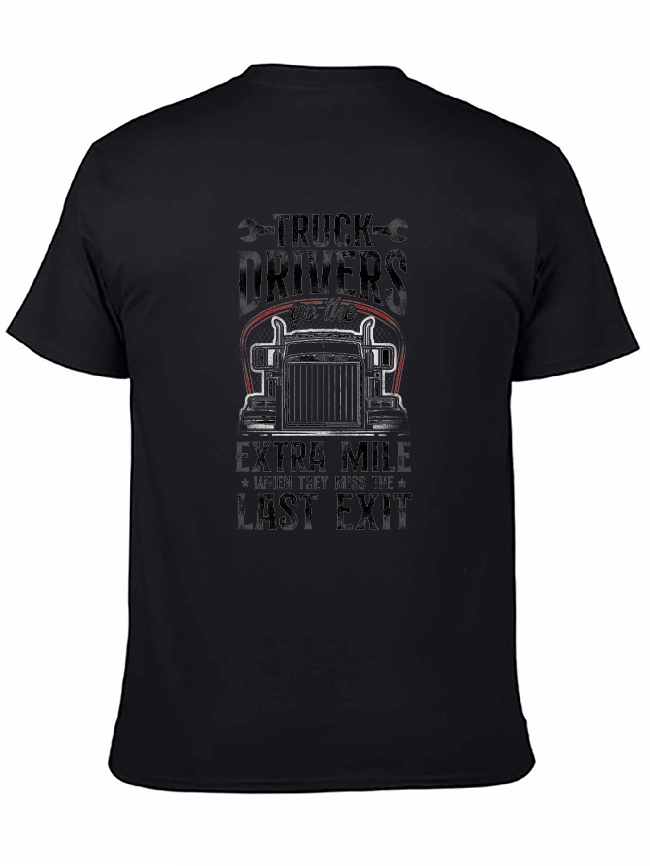 Truck Driver Extra Mile Graphic Tee