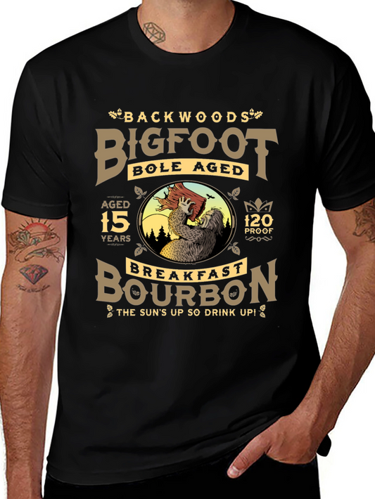Backwoods Bigfoot Bourbon Black T-Shirt