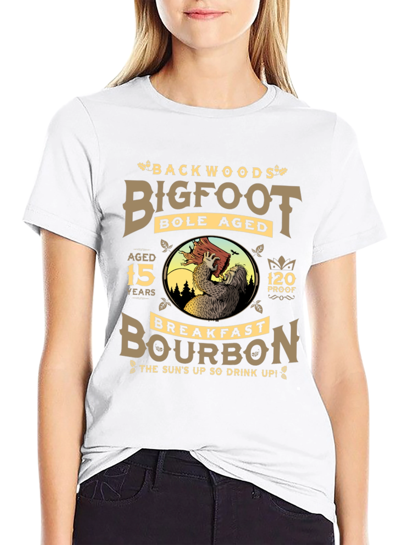 Backwoods Bigfoot Bourbon Black T-Shirt