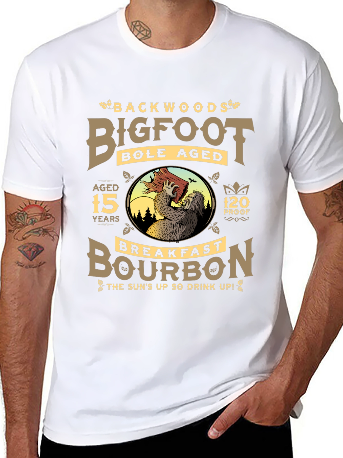 Backwoods Bigfoot Bourbon Black T-Shirt