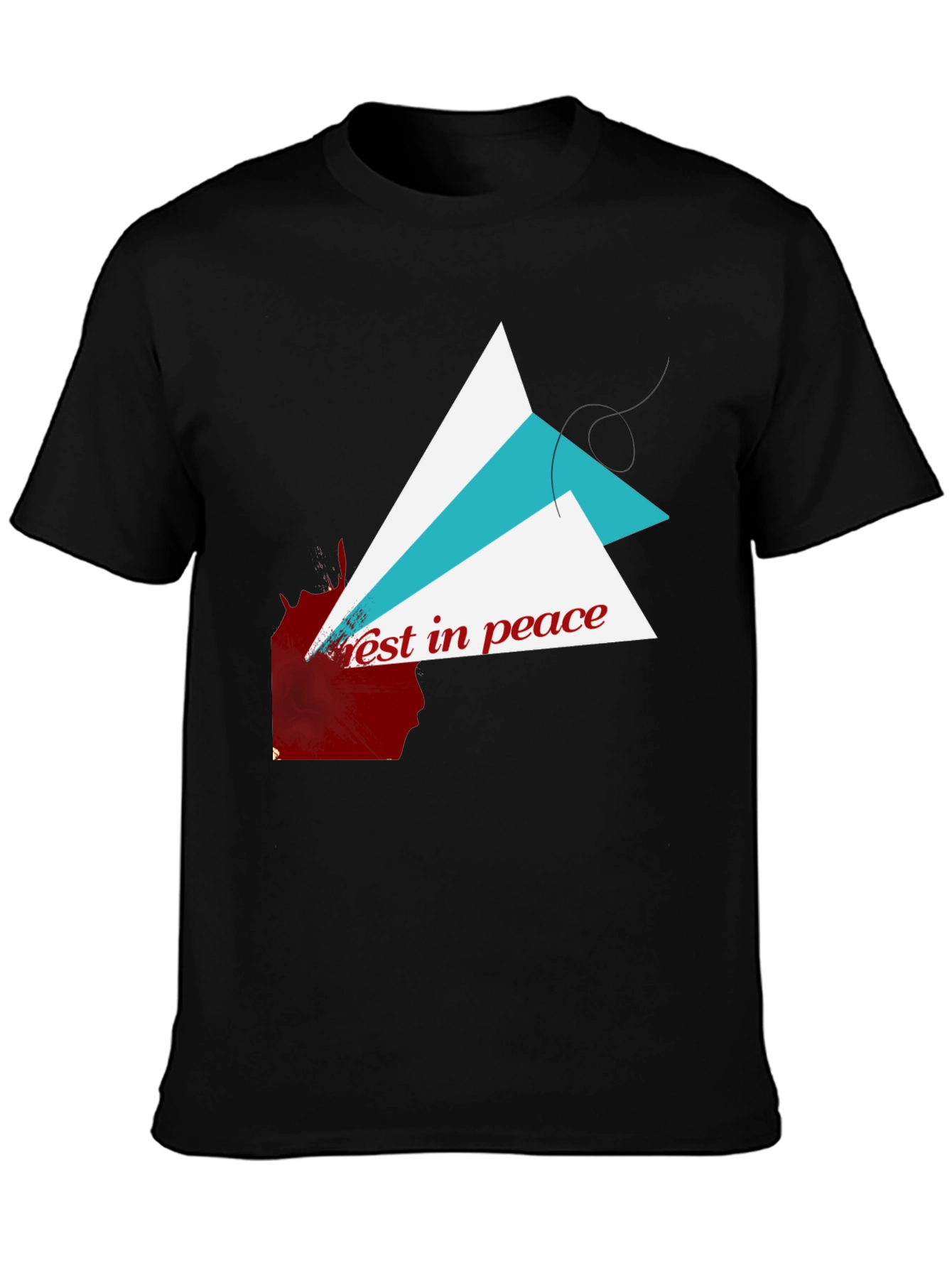 Rest in Peace Graphic T-Shirt - Black Cotton Tee