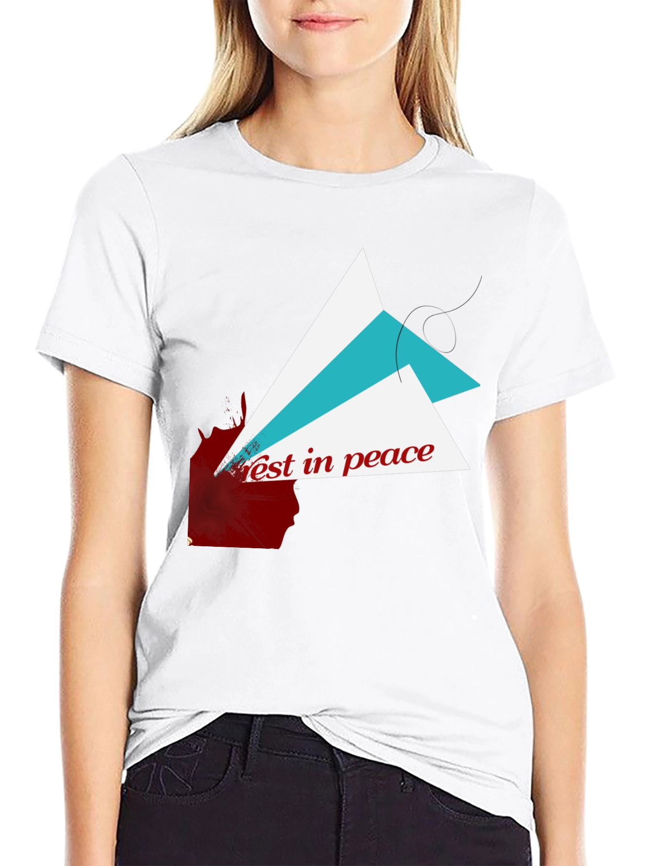 Rest in Peace Graphic T-Shirt - Black Cotton Tee