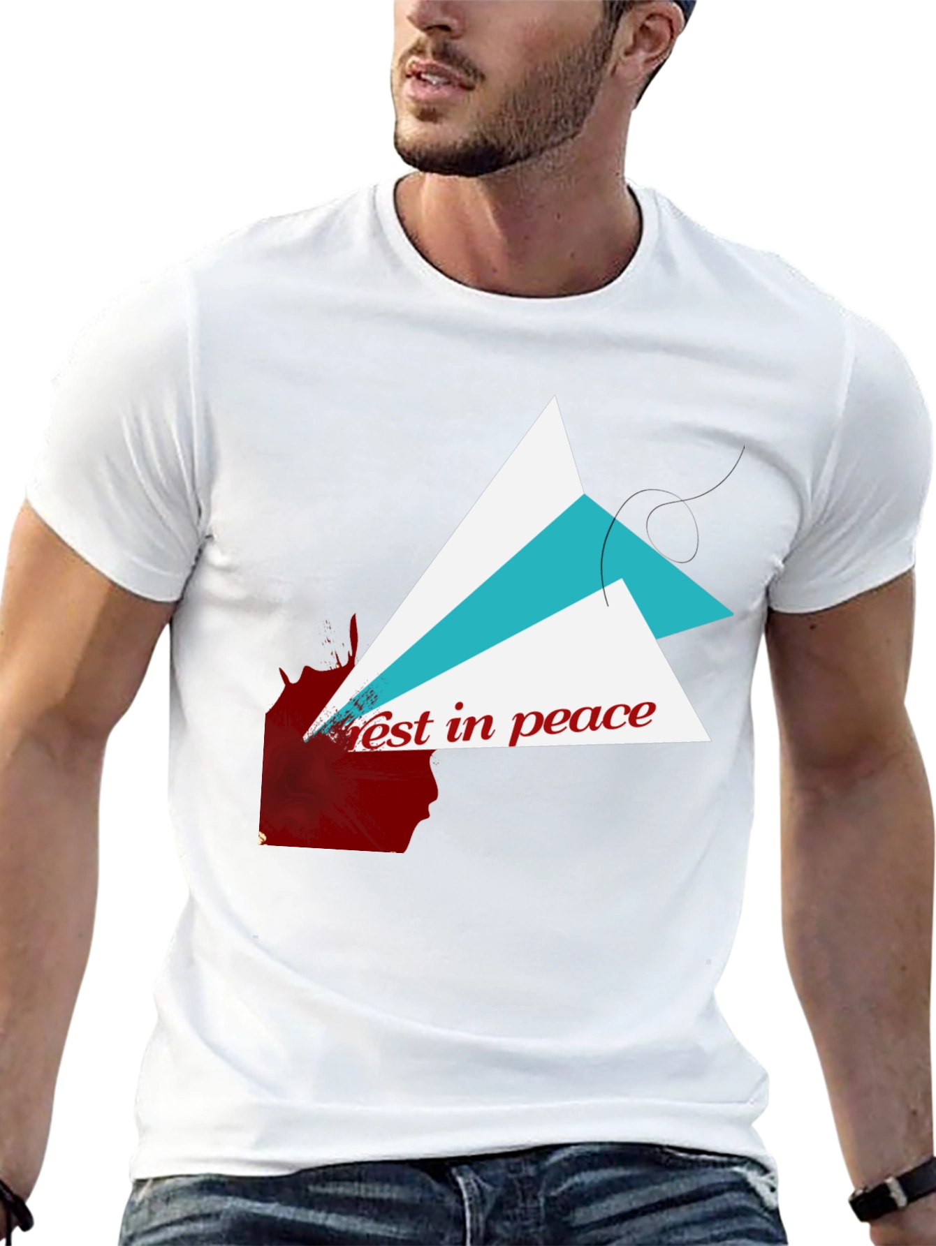 Rest in Peace Graphic T-Shirt - Black Cotton Tee