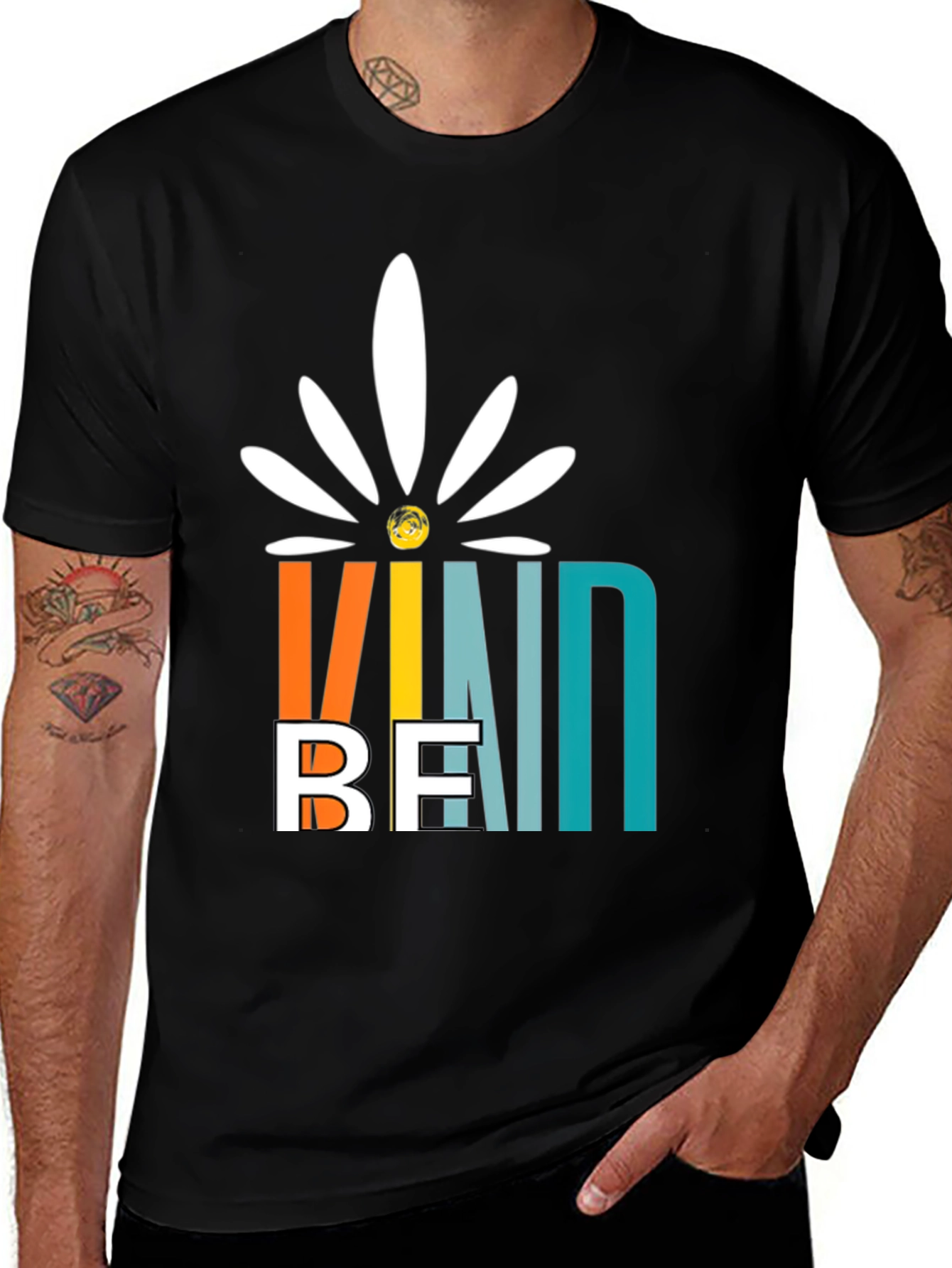 Be Kind Flower Graphic Tee