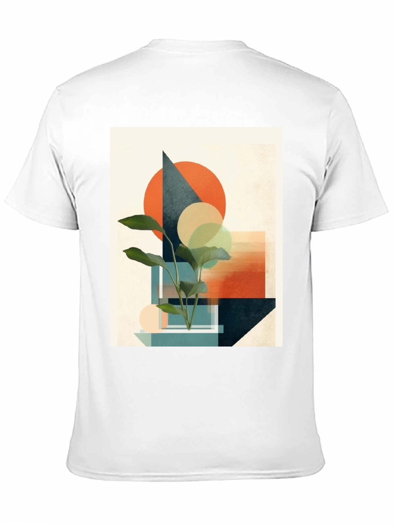 Abstract Geometric Plant T-Shirt