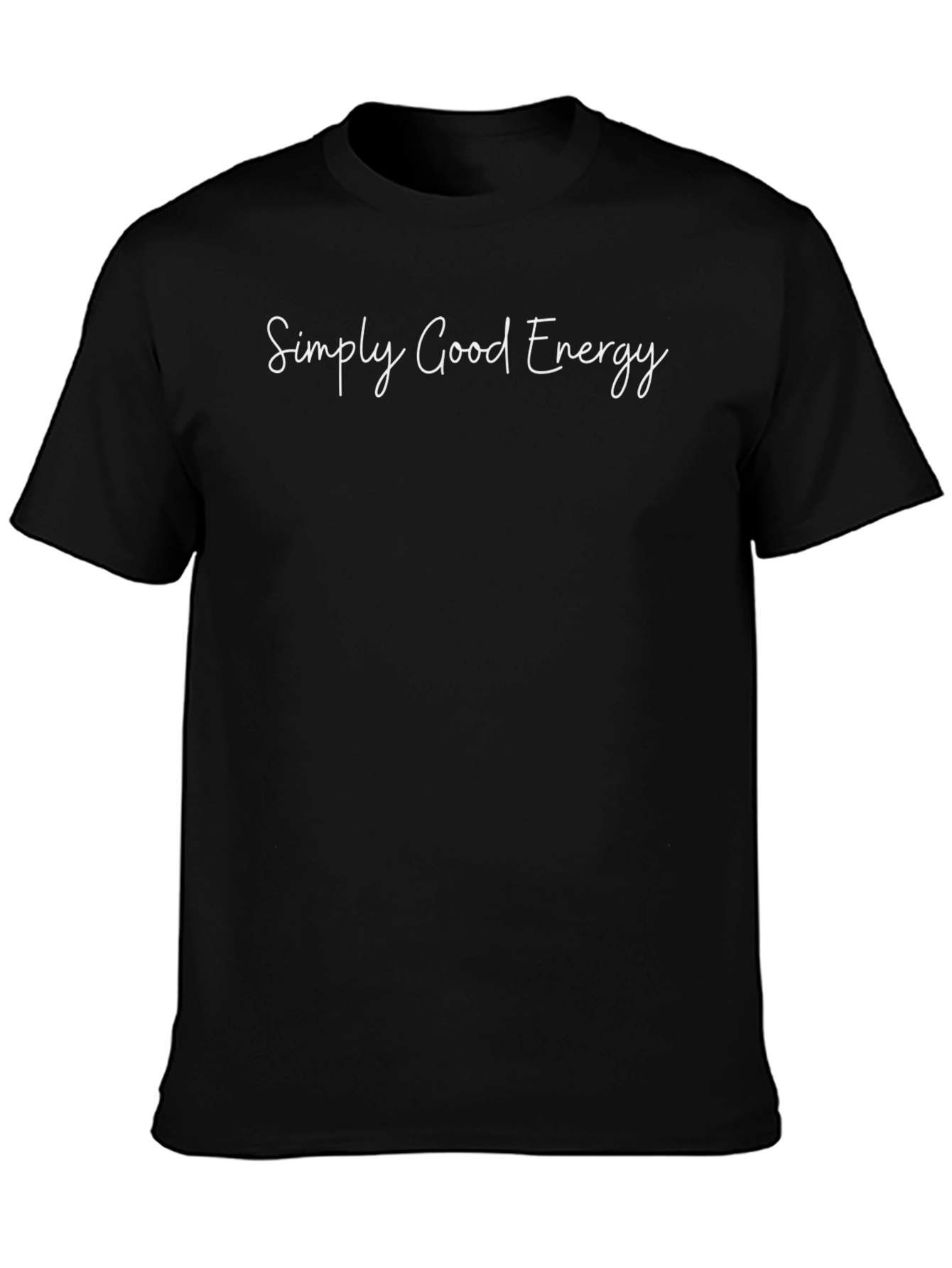 Simply Good Energy Black Graphic Tee