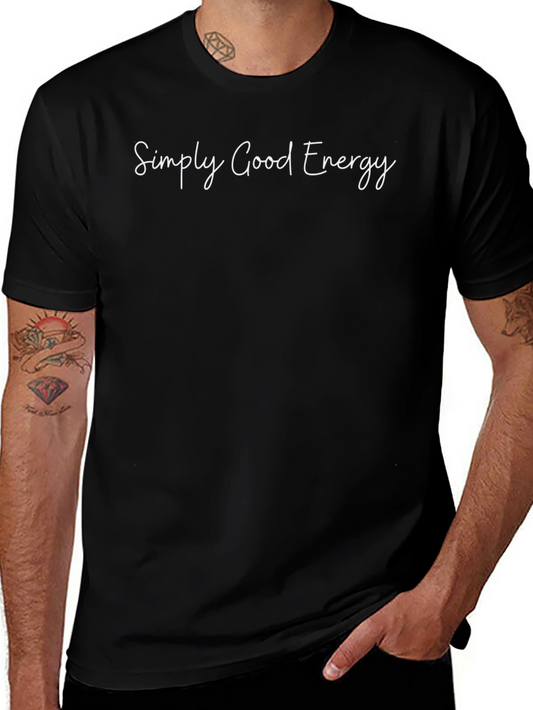 Simply Good Energy Black Graphic Tee