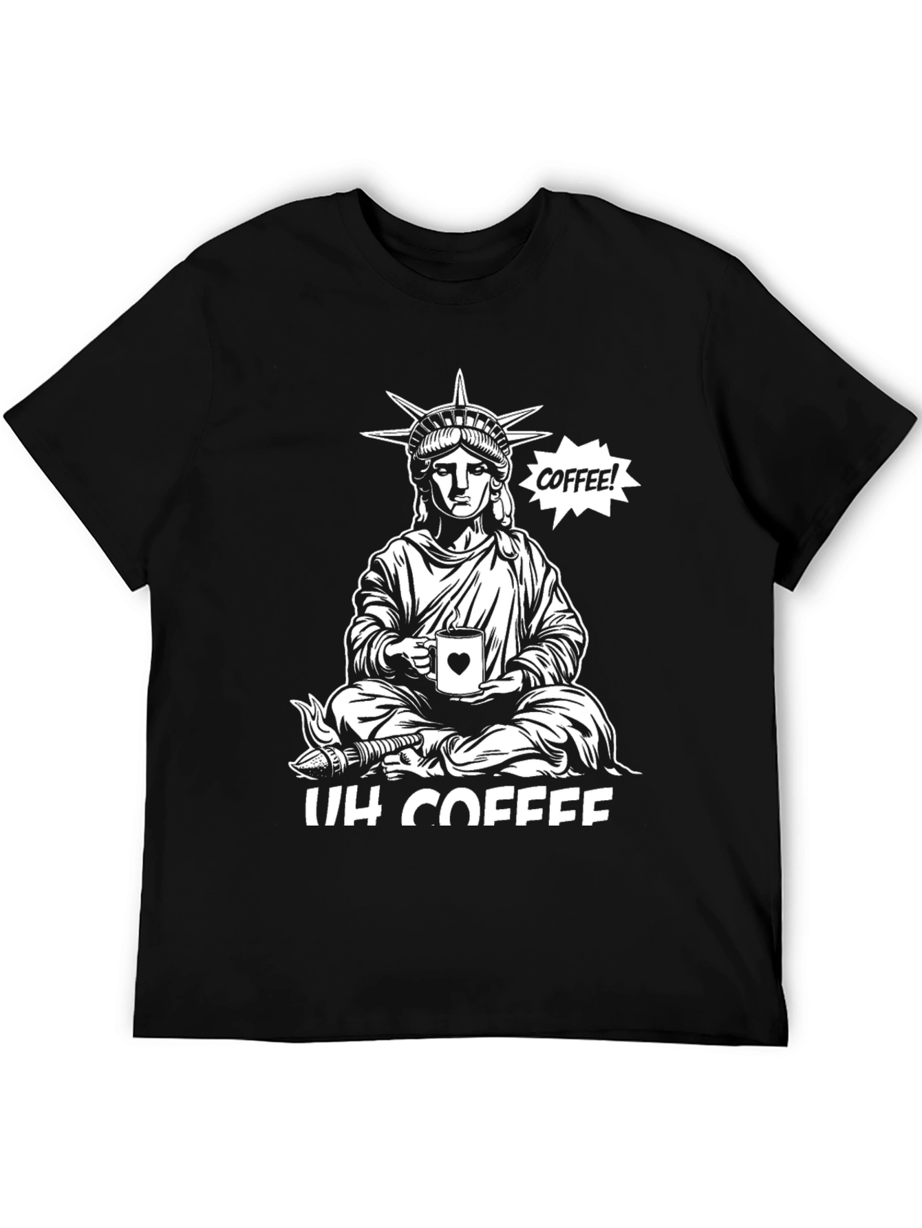 Statue of Liberty Coffee Graphic Tee