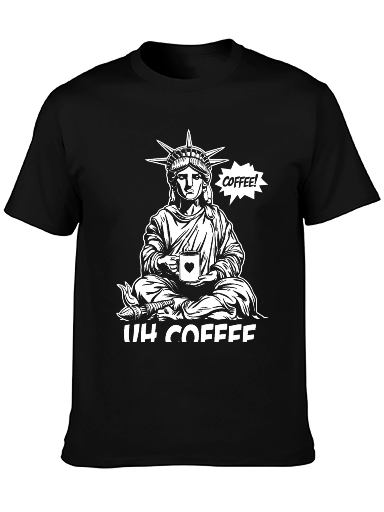Statue of Liberty Coffee Graphic Tee