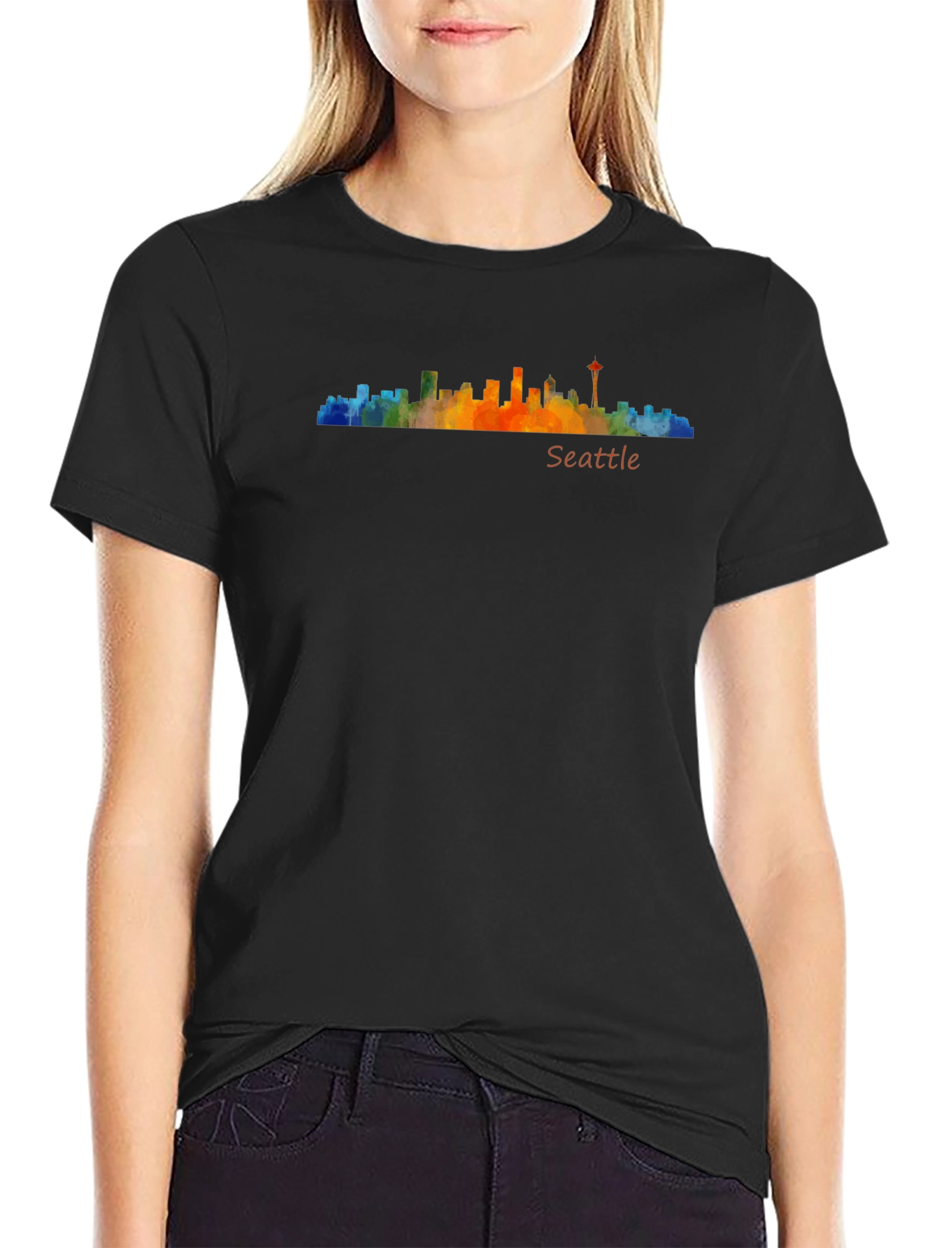 Seattle Skyline Graphic Tee - Stylish City Pride