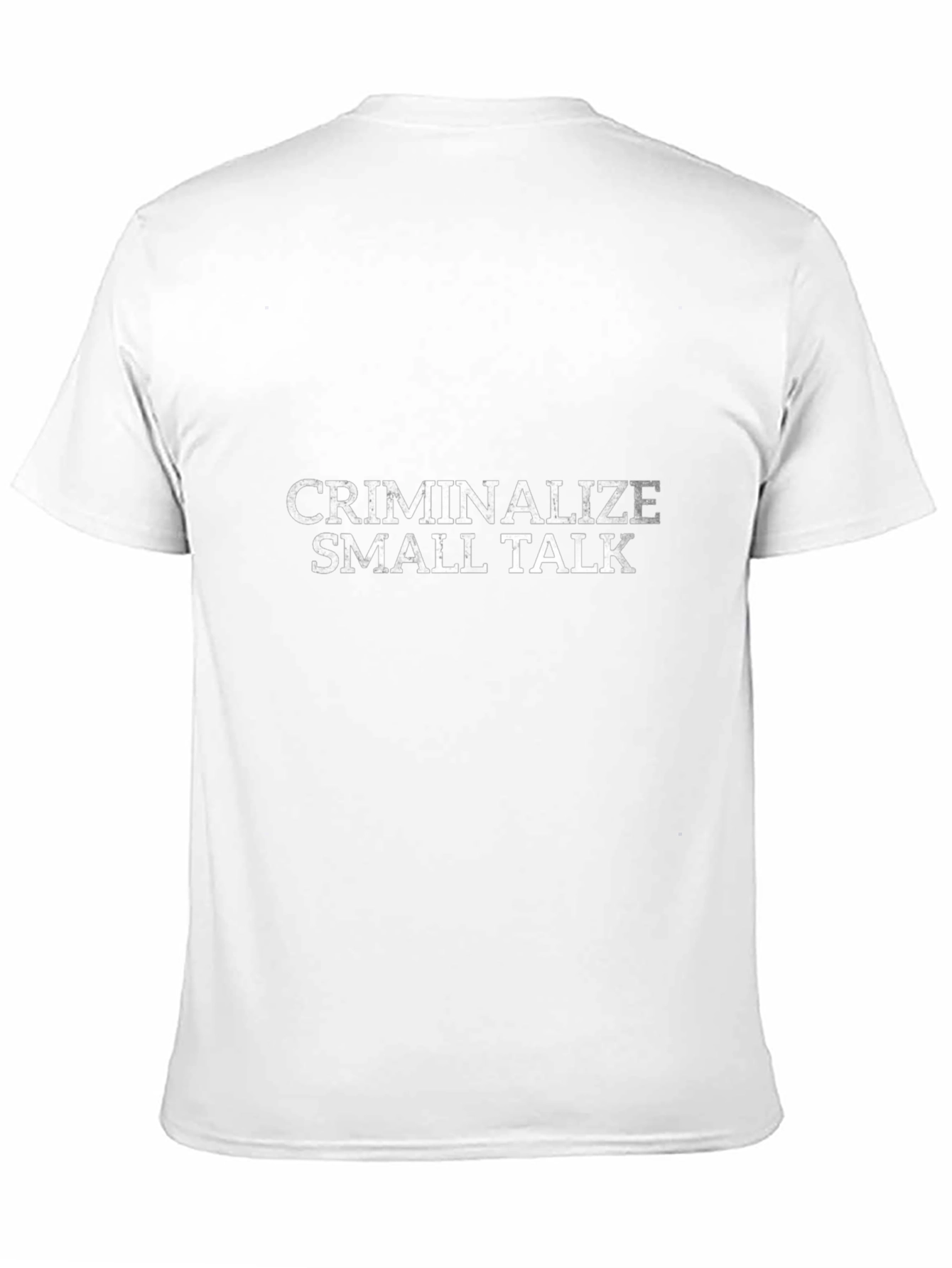 Criminalize Small Talk Graphic T-Shirt