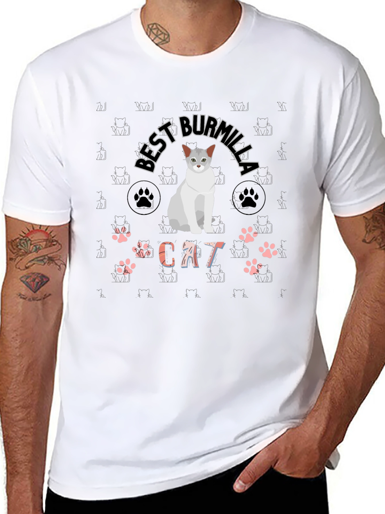 Best Burmilla Cat T-Shirt - Stylish Cat Lover Tee
