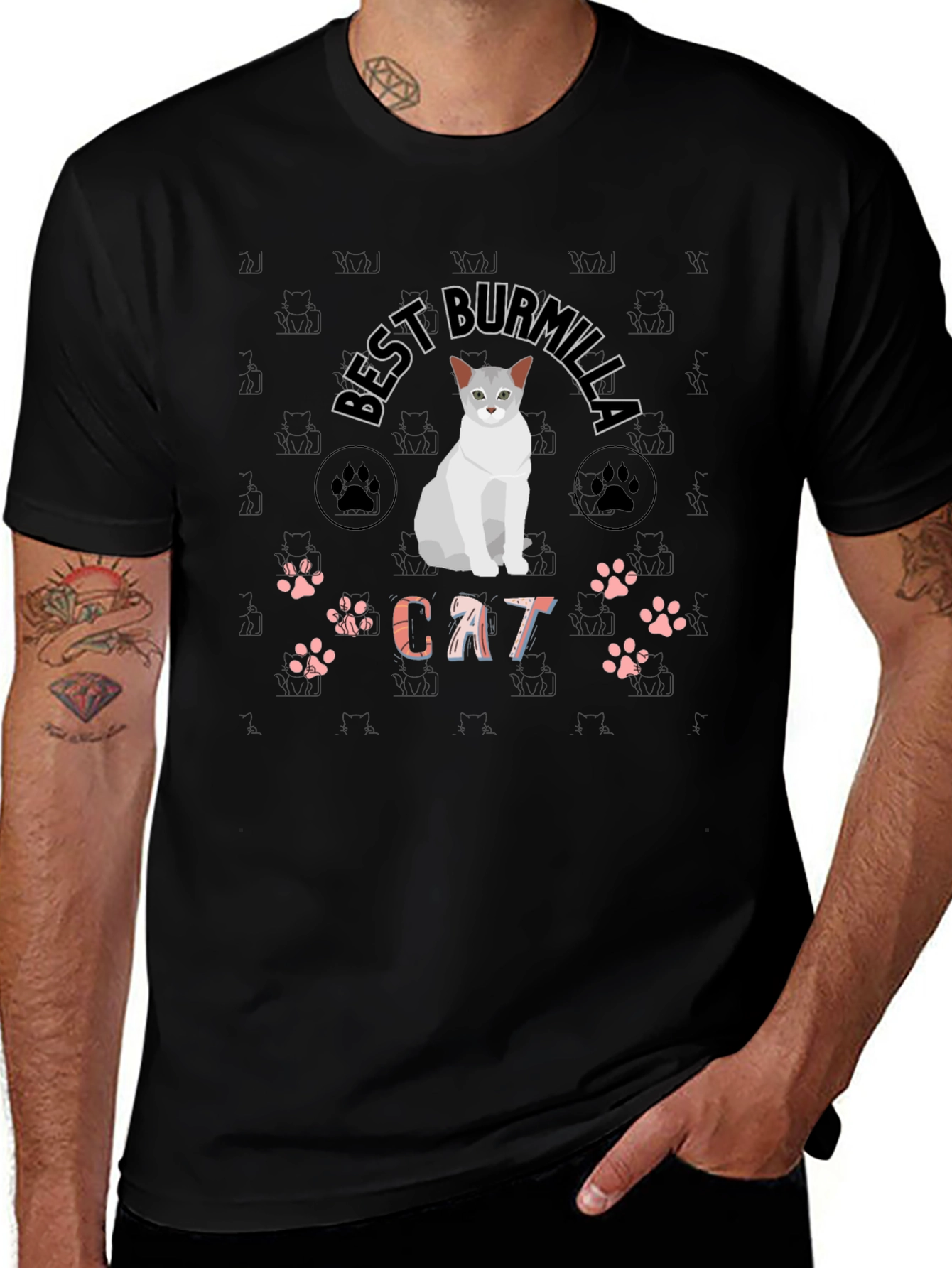 Best Burmilla Cat T-Shirt - Stylish Cat Lover Tee