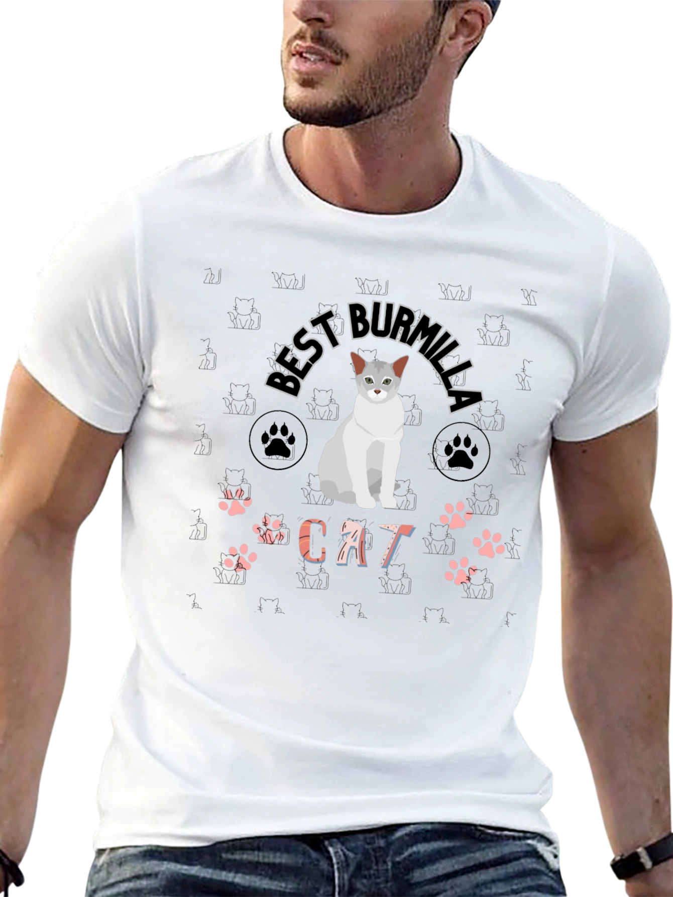 Best Burmilla Cat T-Shirt - Stylish Cat Lover Tee